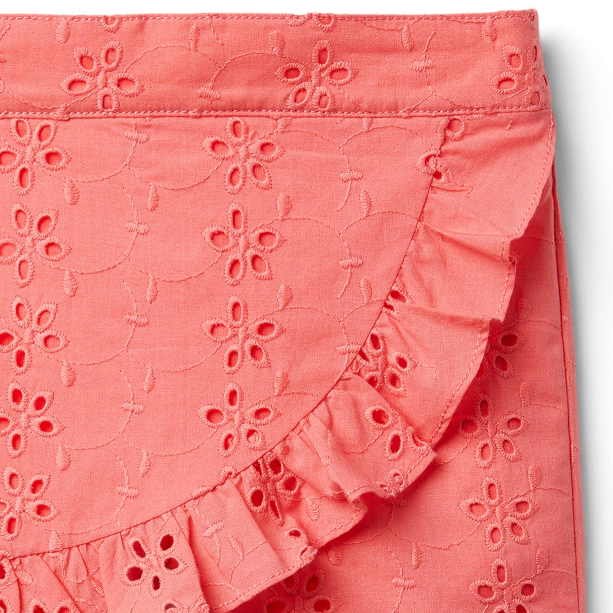 Eyelet Ruffle Skort image number 2