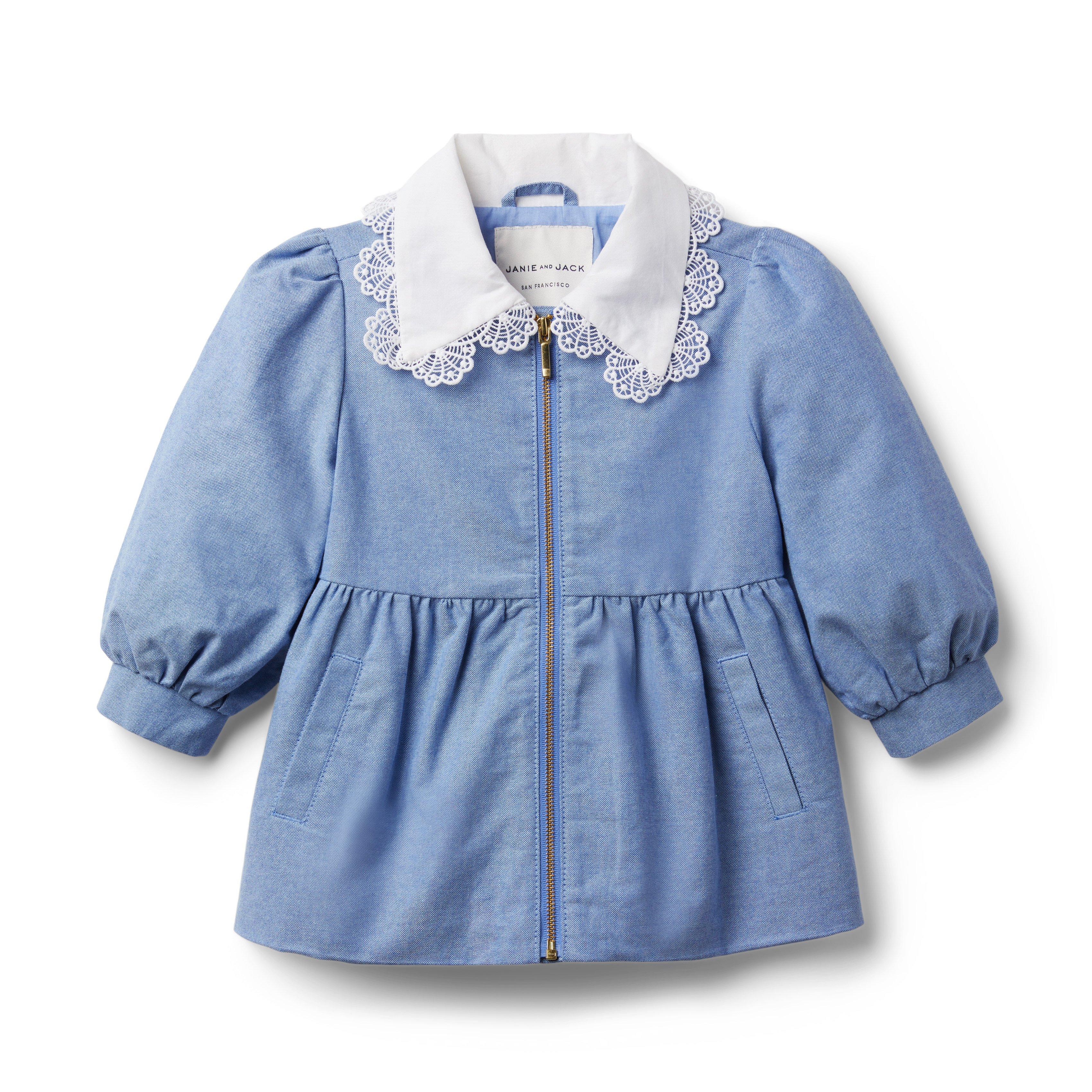 Lace Collar Peplum Jacket image number 0