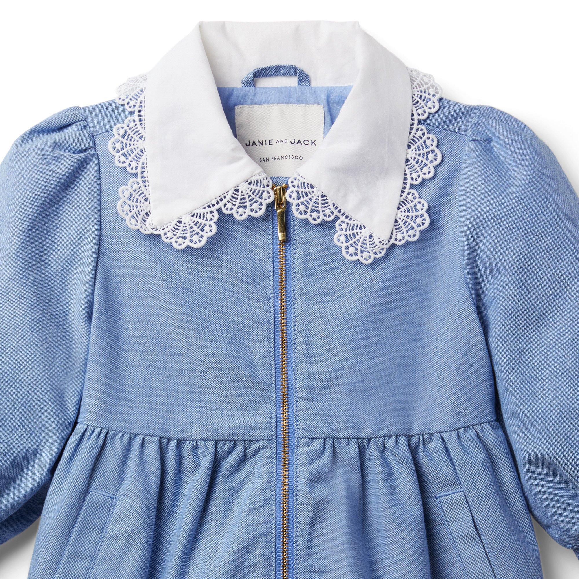 Lace Collar Peplum Jacket image number 2