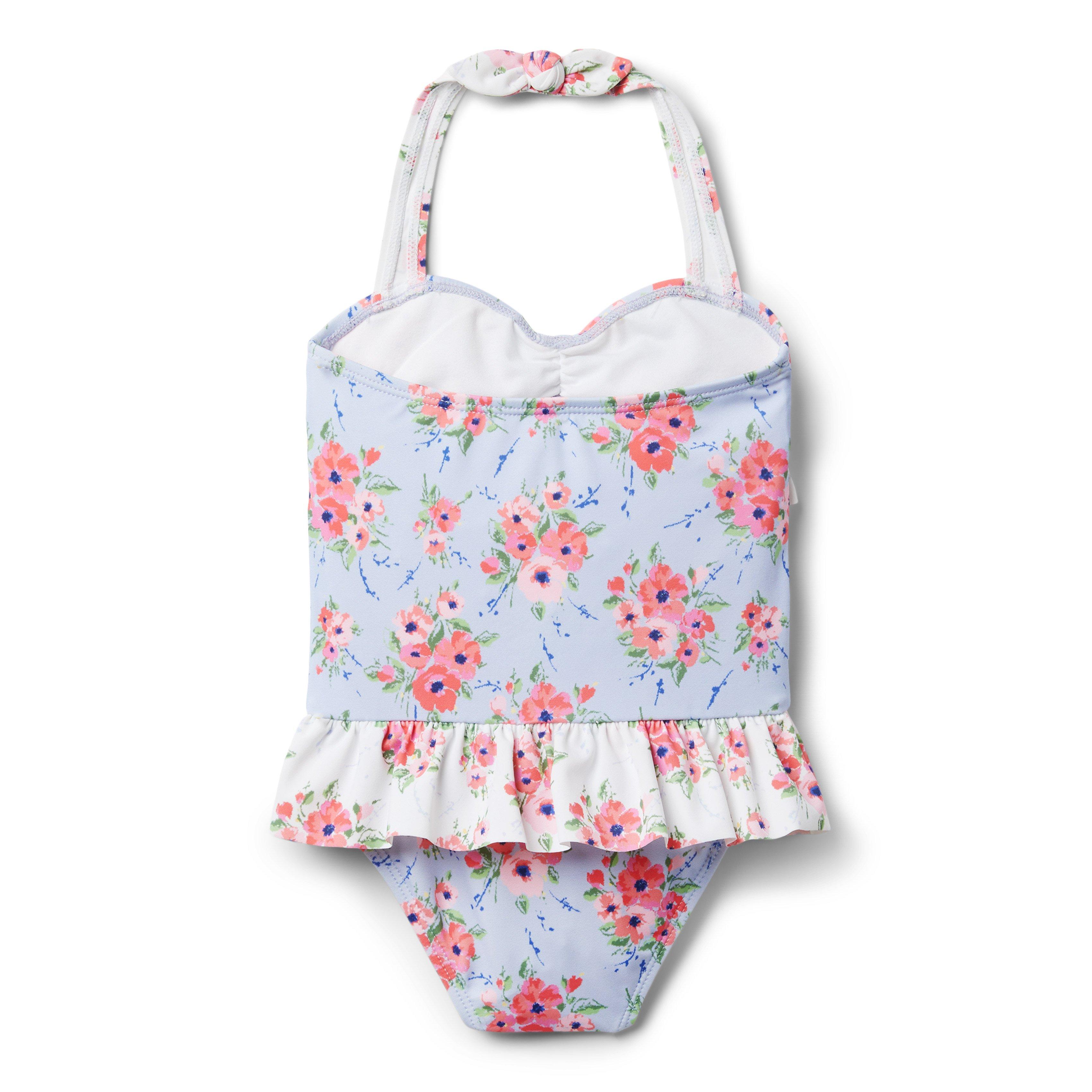 Floral Ruffle Swimsuit image number 1