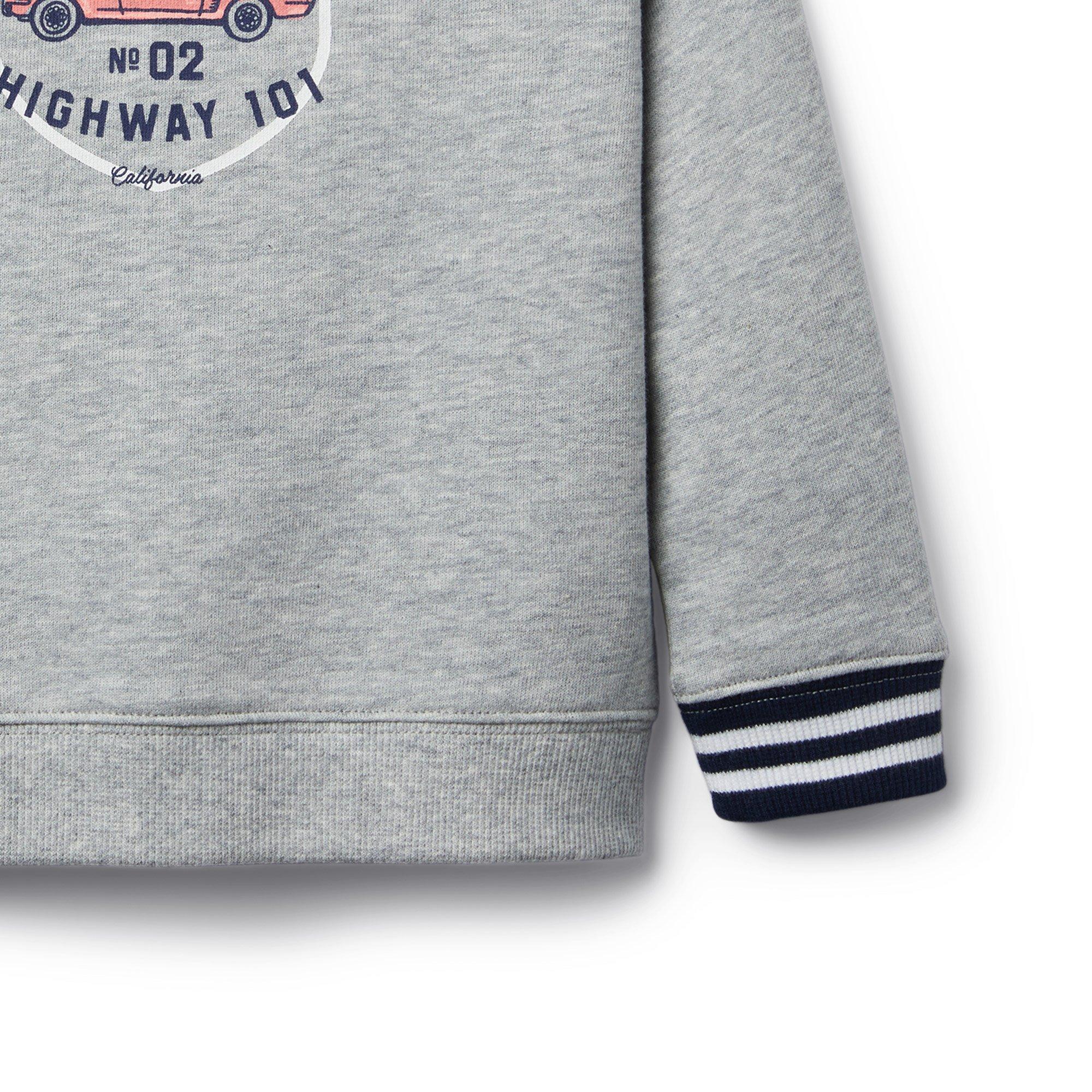 Striped Cuff Car Sweatshirt image number 2