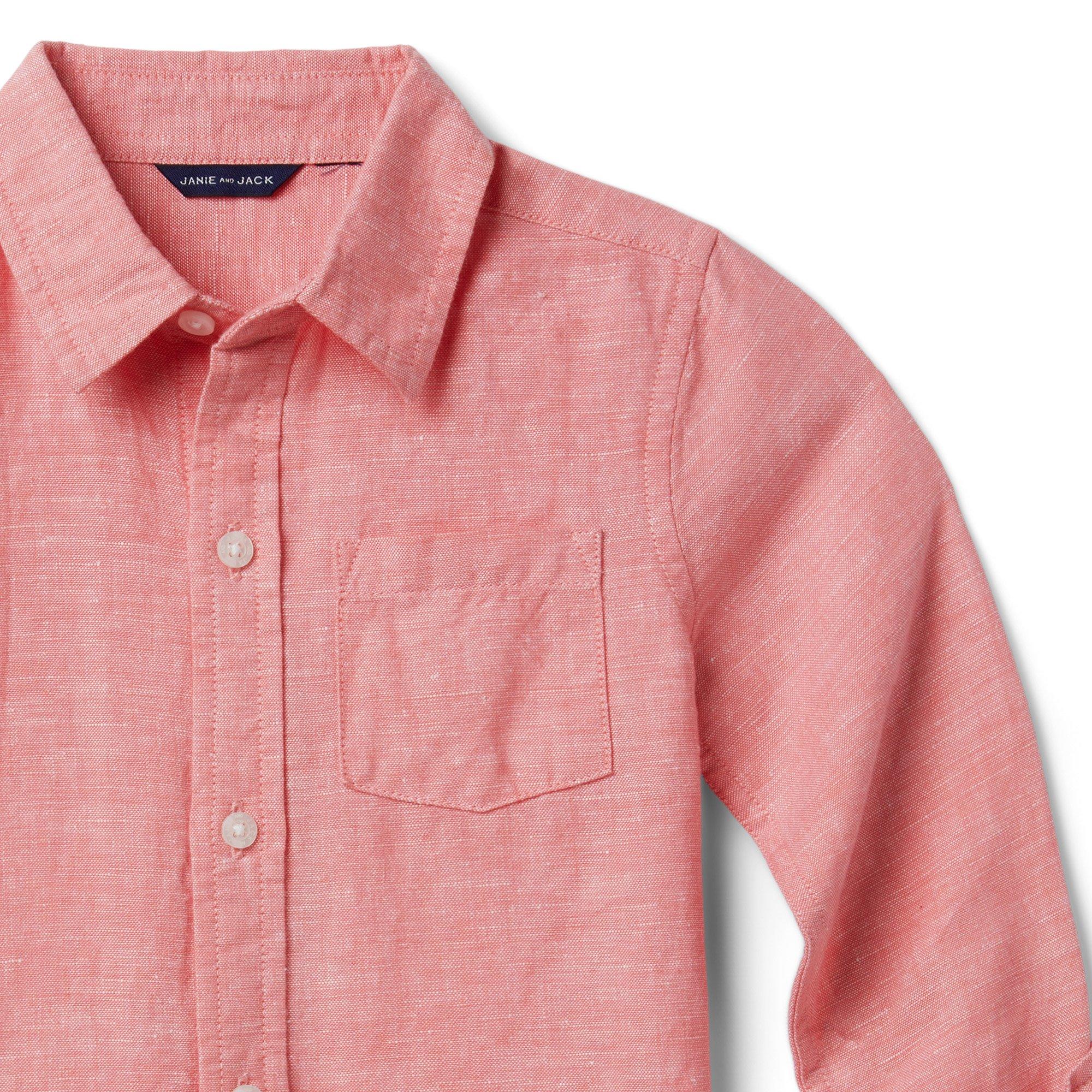 Linen Roll-Cuff Shirt image number 2