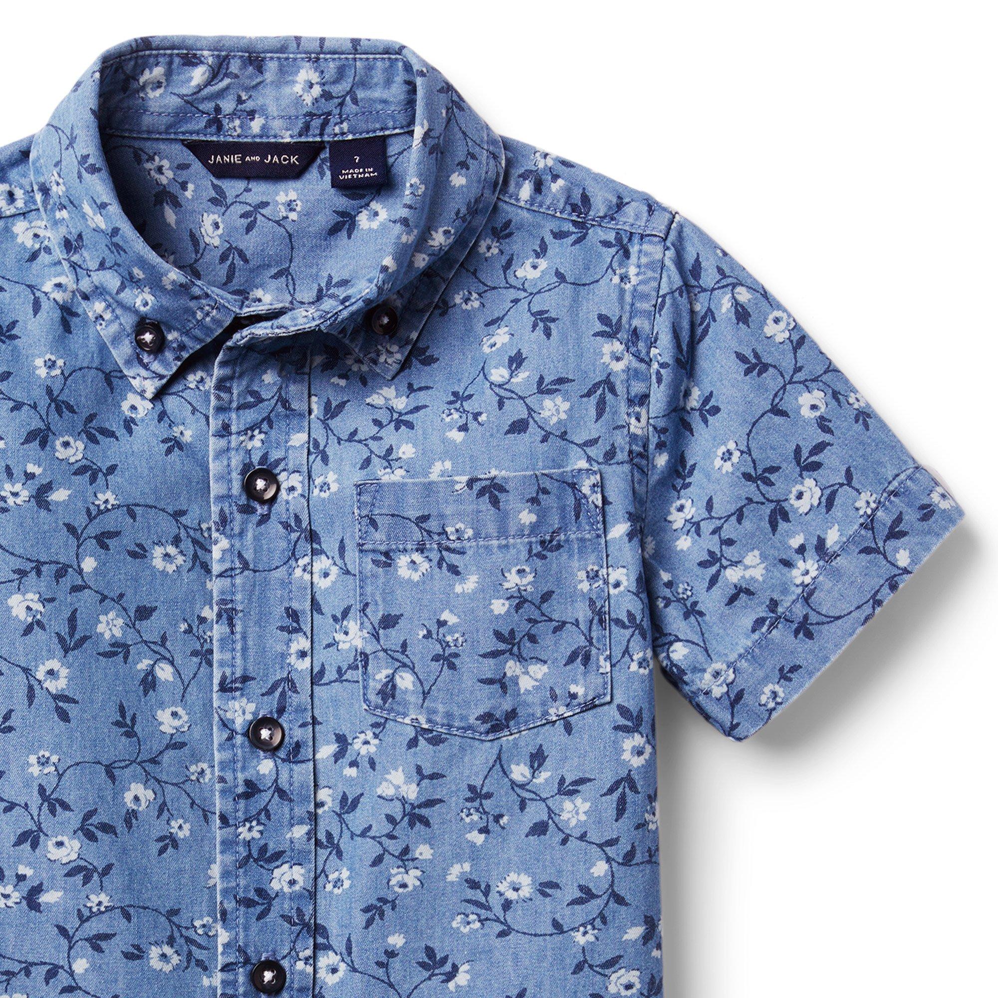 Ditsy Floral Chambray Shirt image number 1