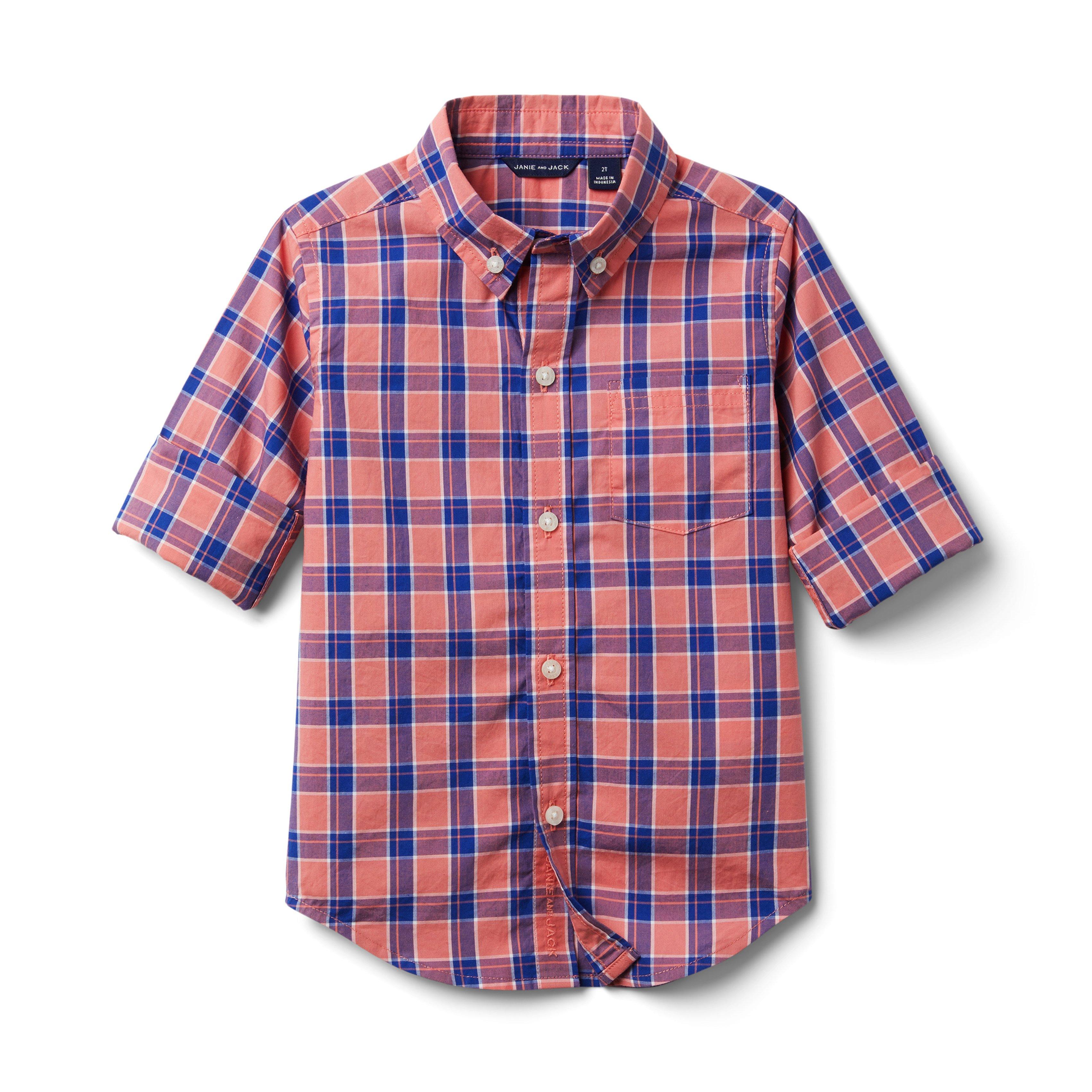 Plaid Poplin Shirt image number 2