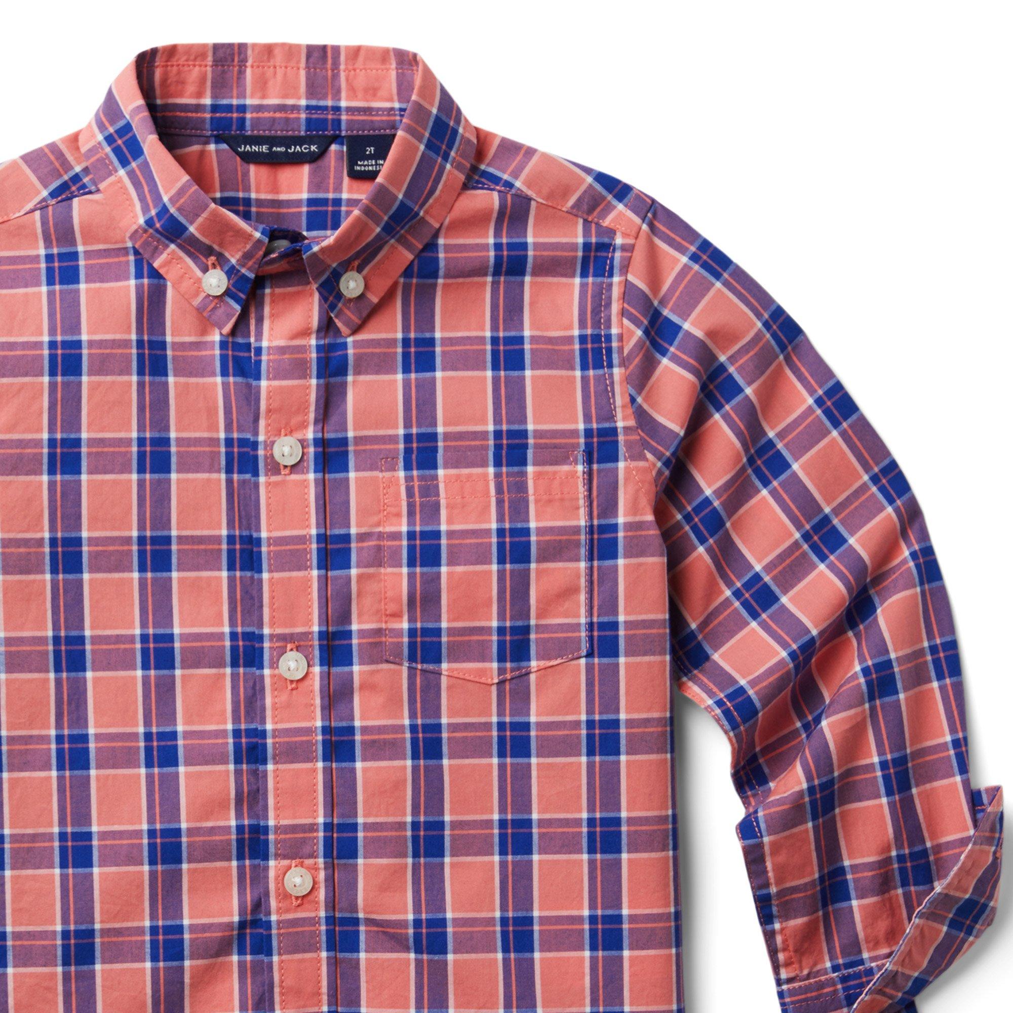 Plaid Poplin Shirt image number 3