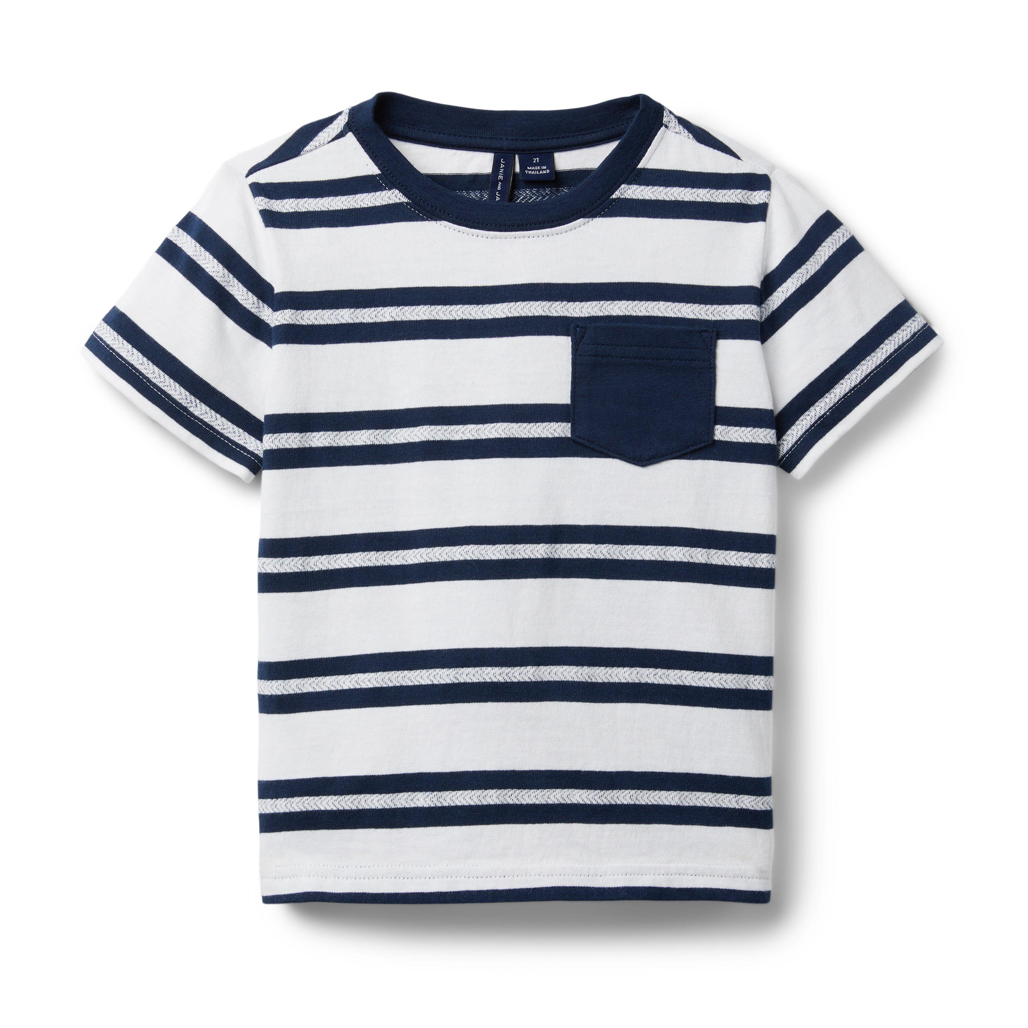 Striped Jacquard Tee image number 0