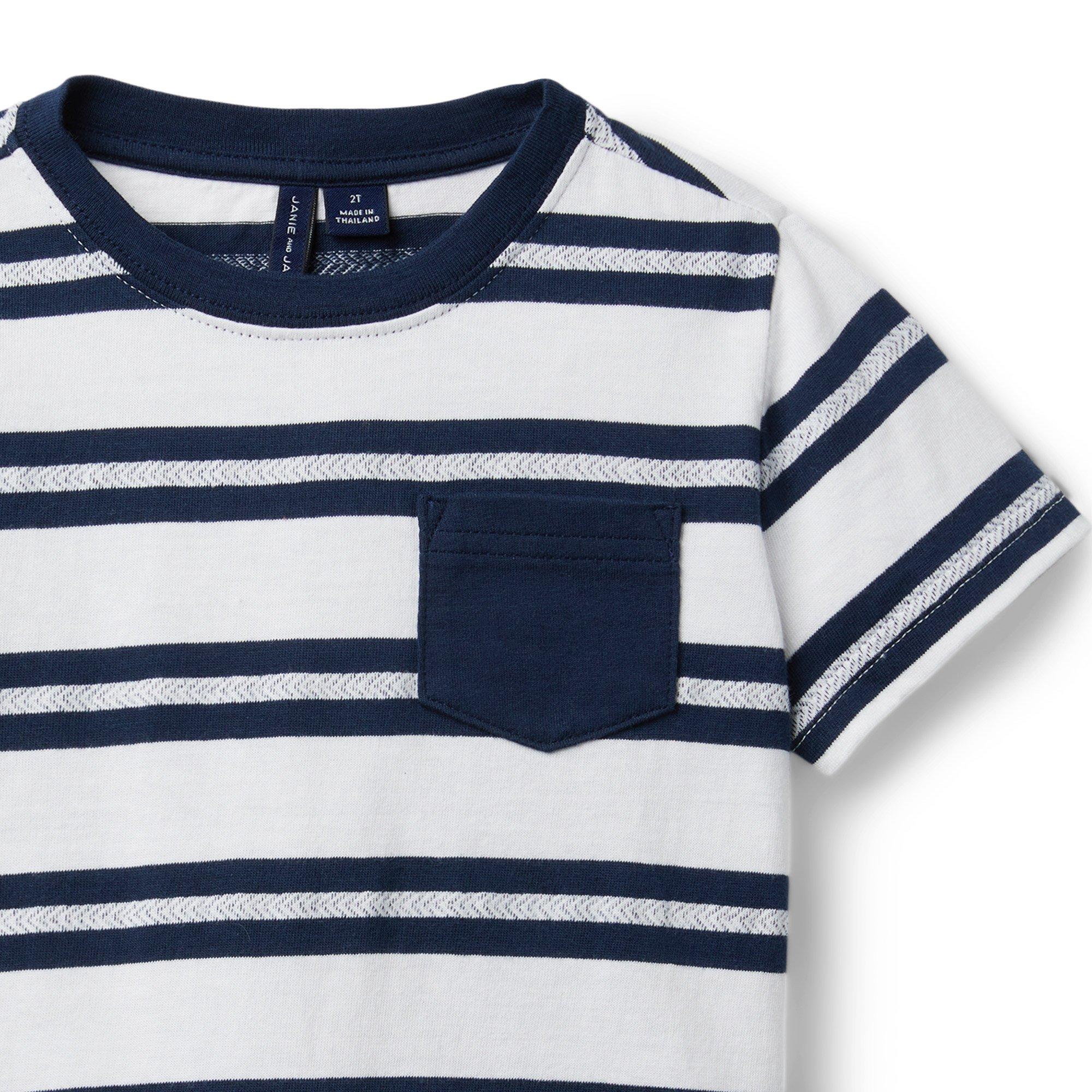 Striped Jacquard Tee image number 1