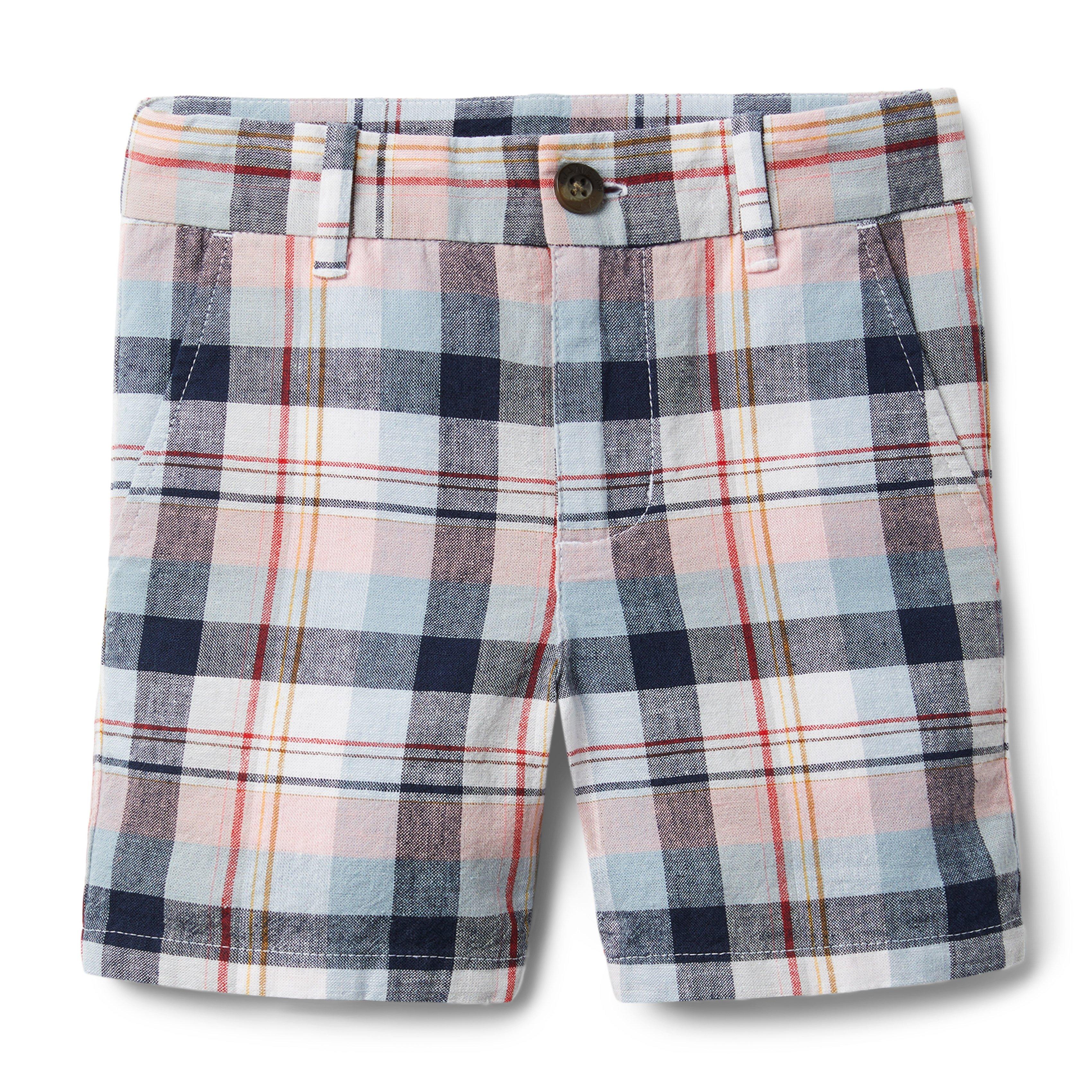 Plaid Linen Short image number 0
