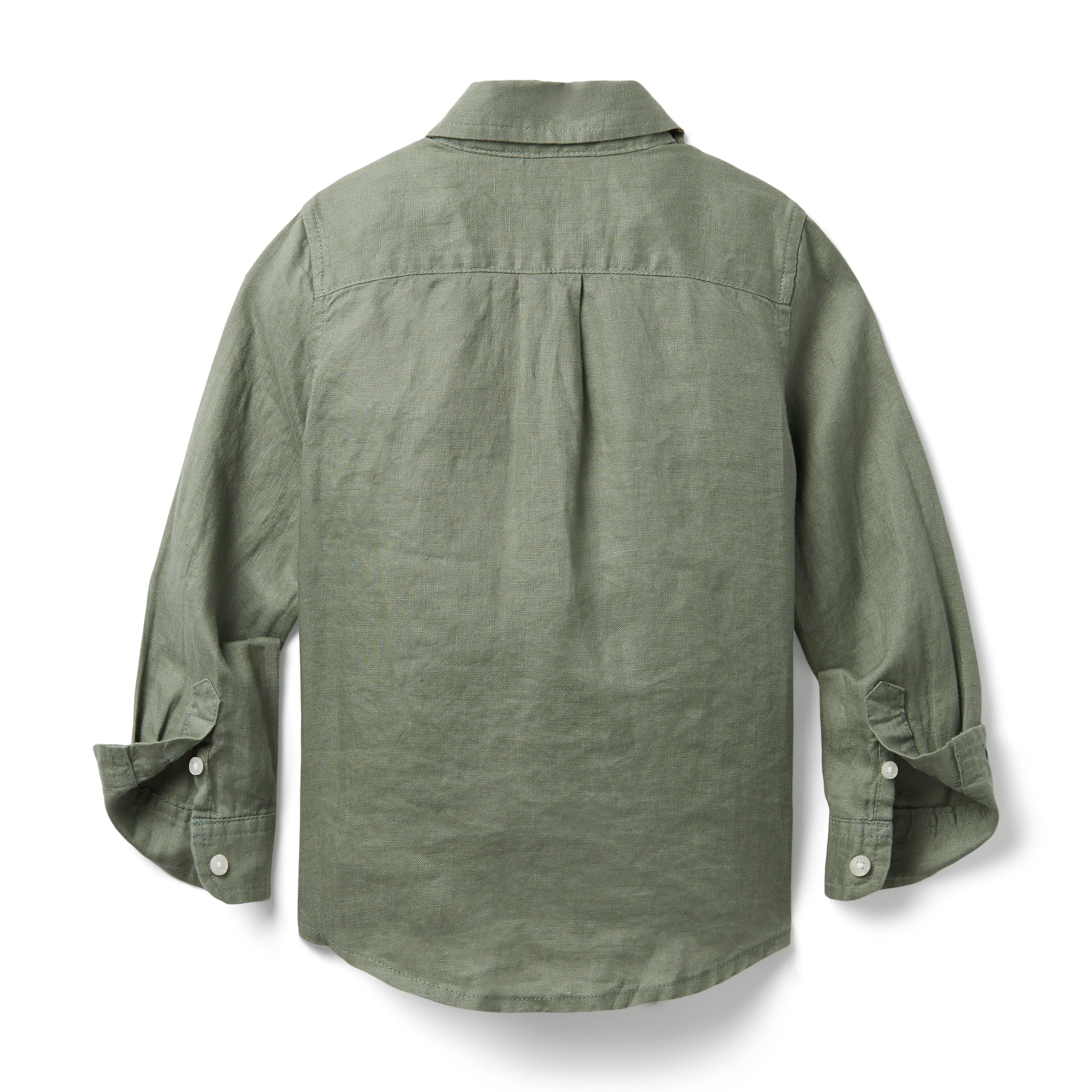 Linen Roll-Cuff Shirt image number 1