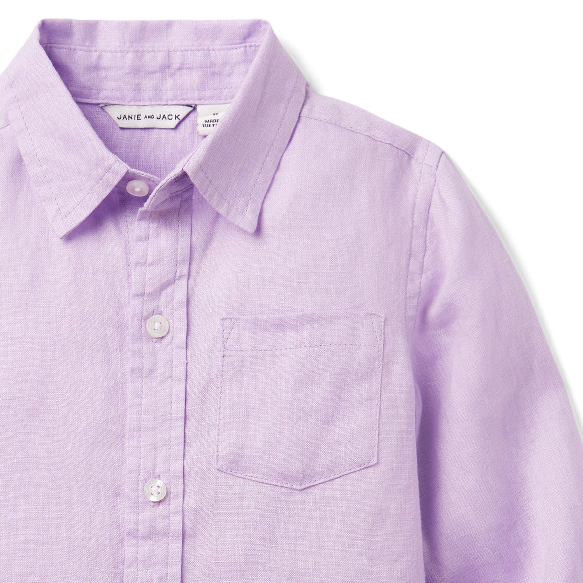 Linen Roll-Cuff Shirt image number 2