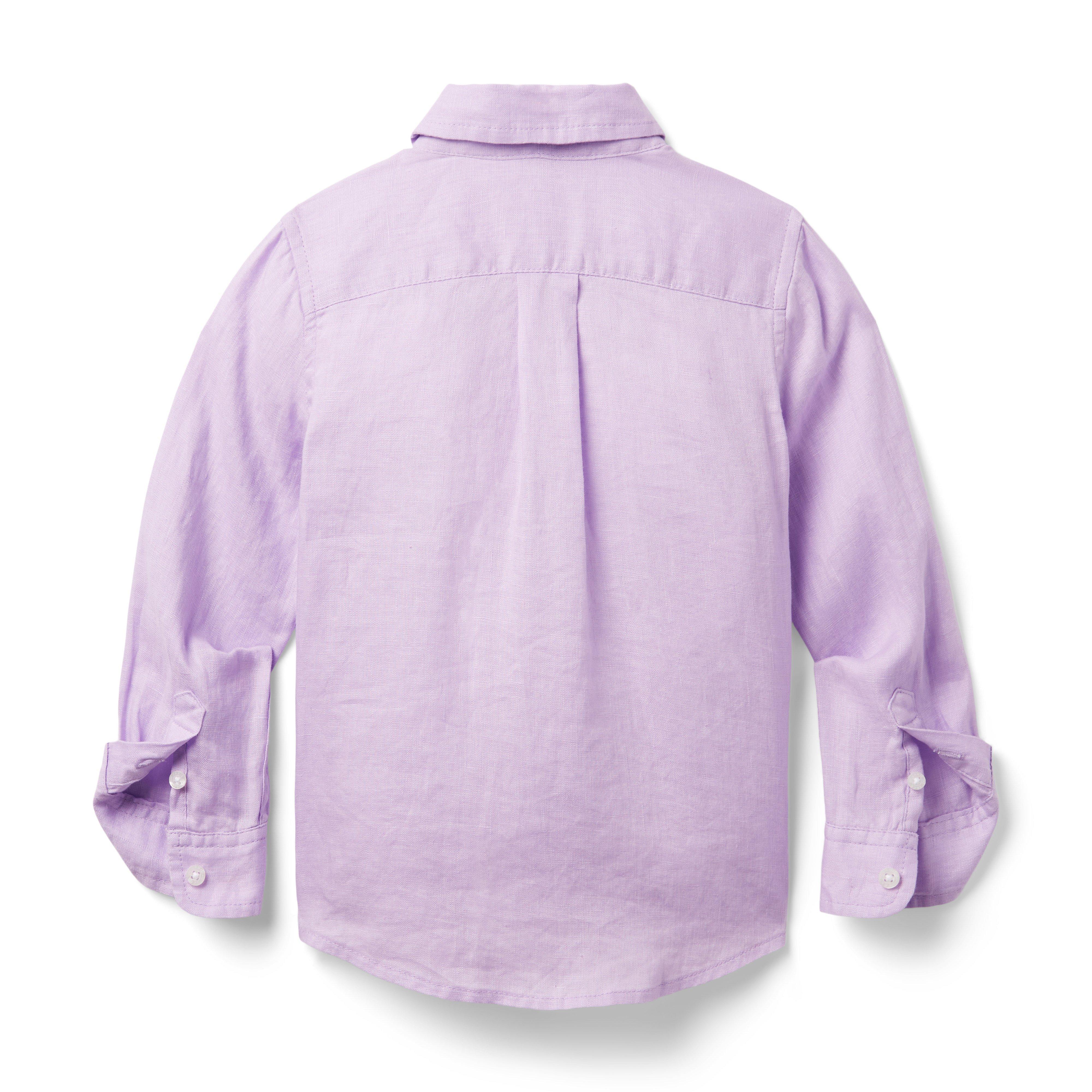 Linen Roll-Cuff Shirt image number 1