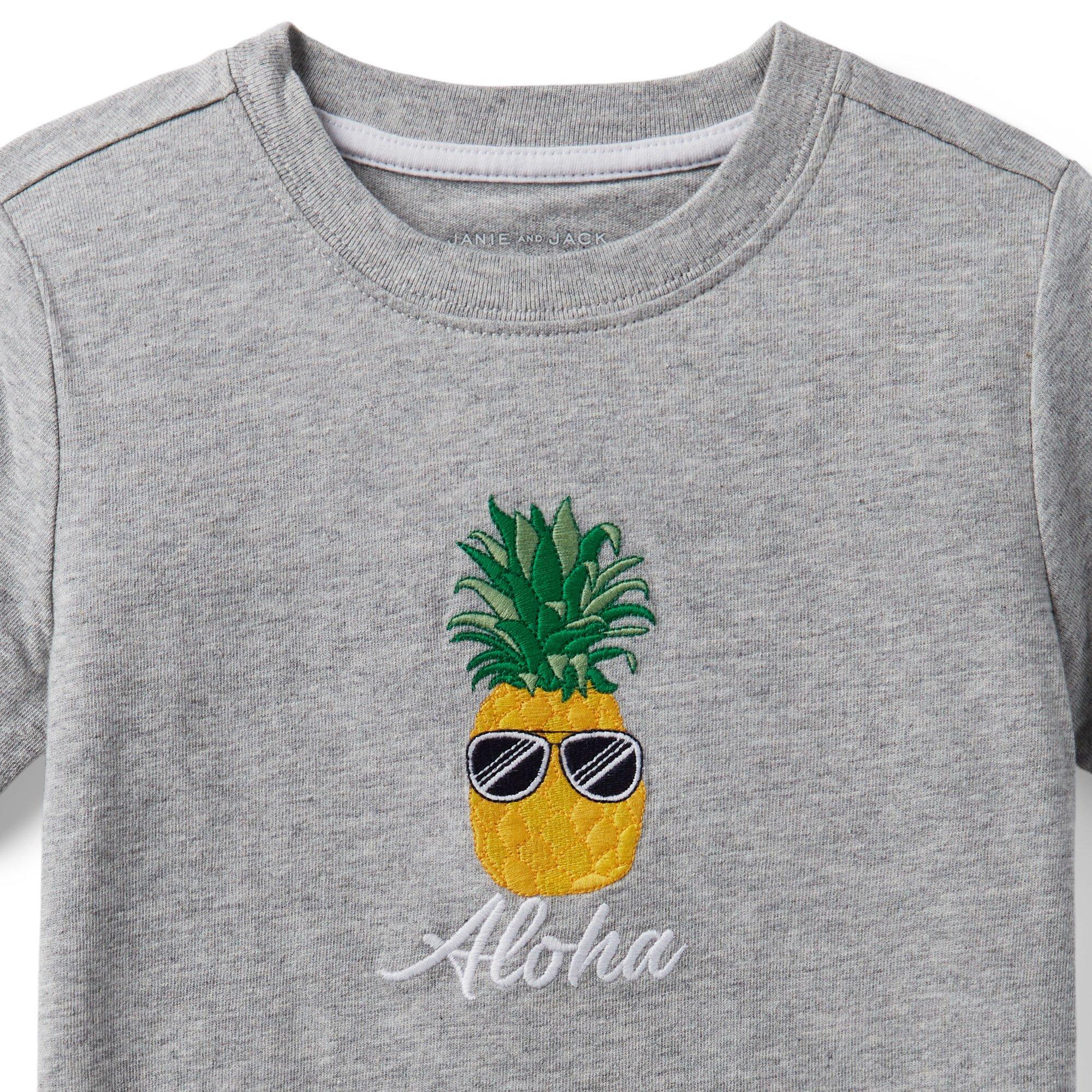 Embroidered Pineapple Tee image number 1