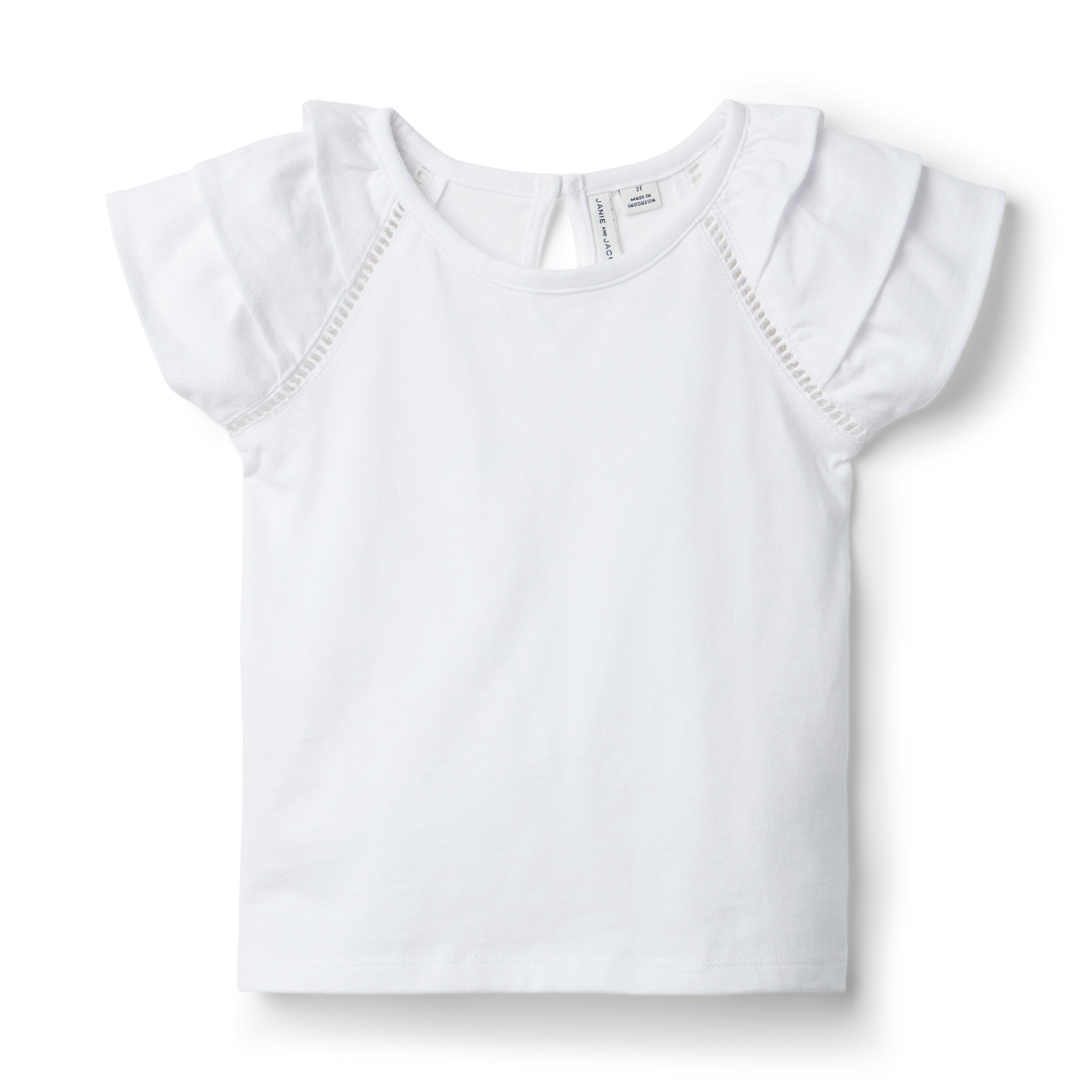 Tiered Ruffle Sleeve Top image number 0