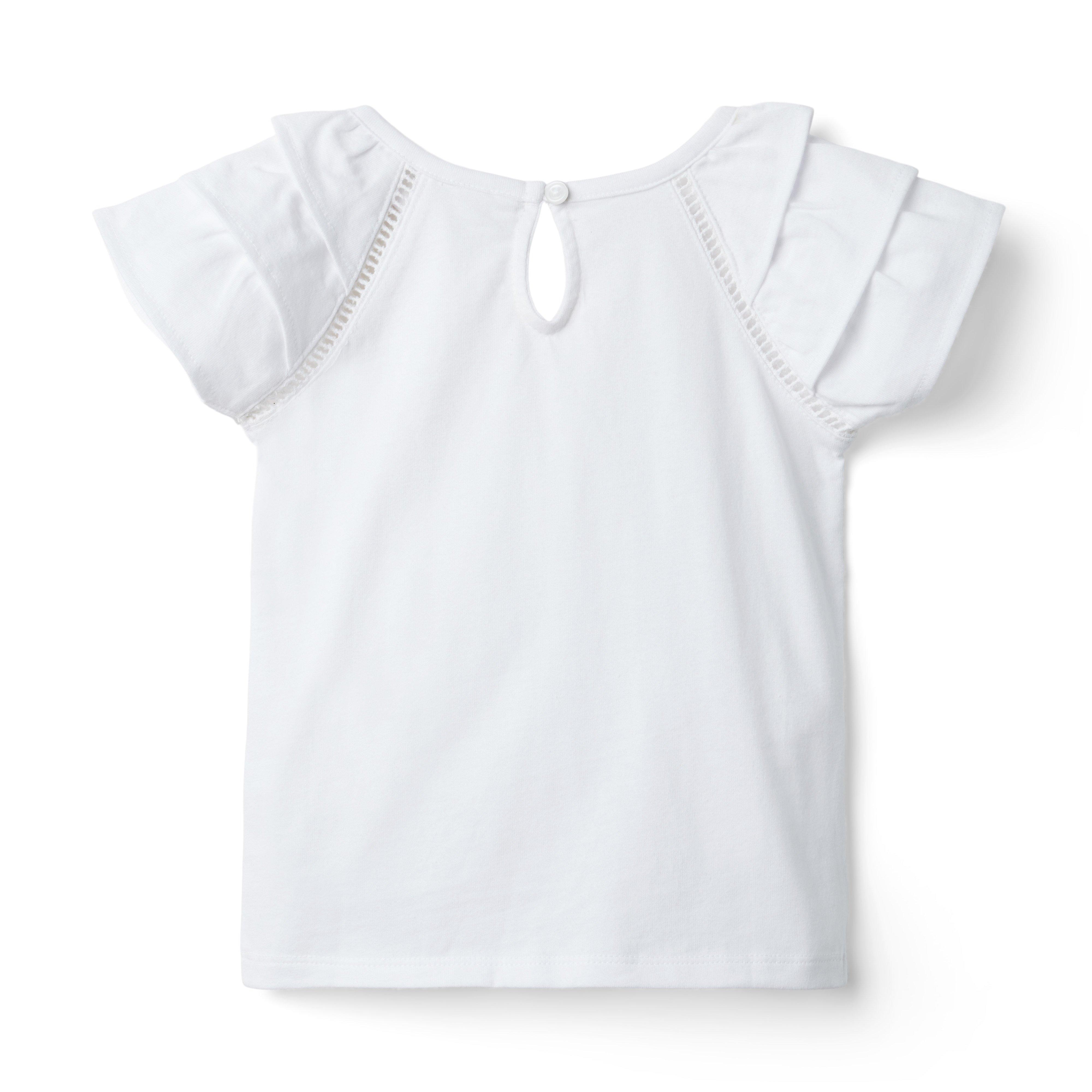 Tiered Ruffle Sleeve Top image number 1