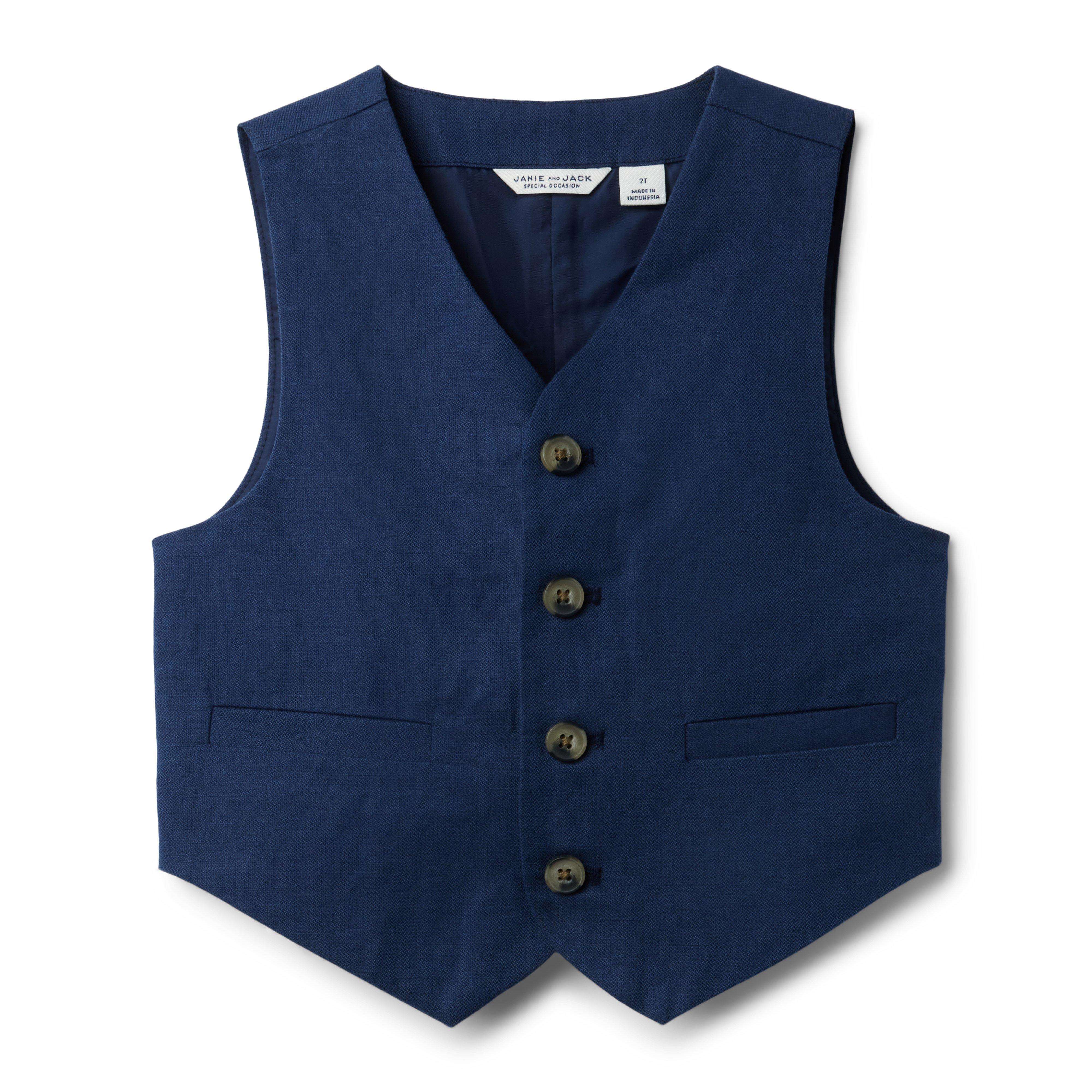 Linen Suit Vest