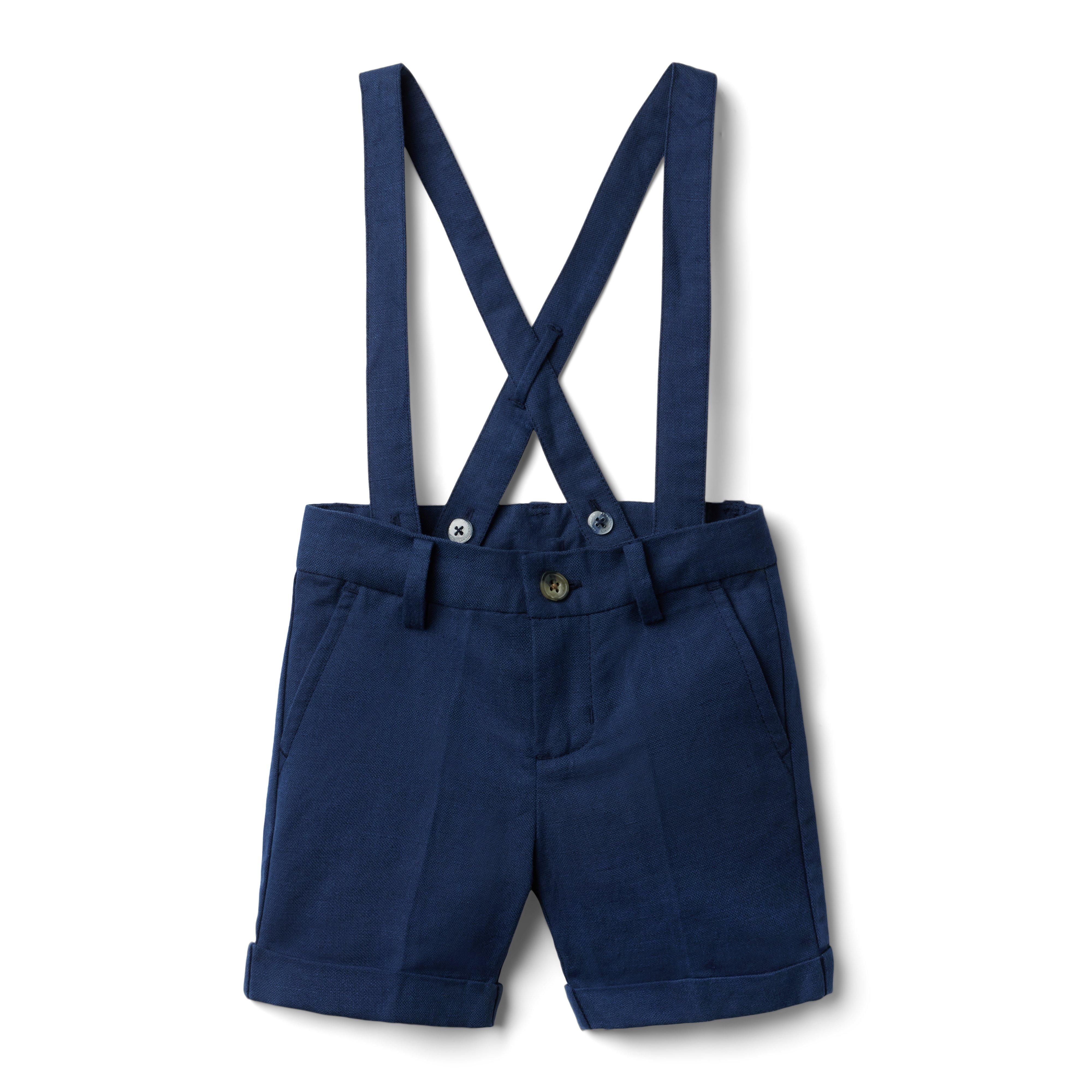 Linen Suspender Short image number 0
