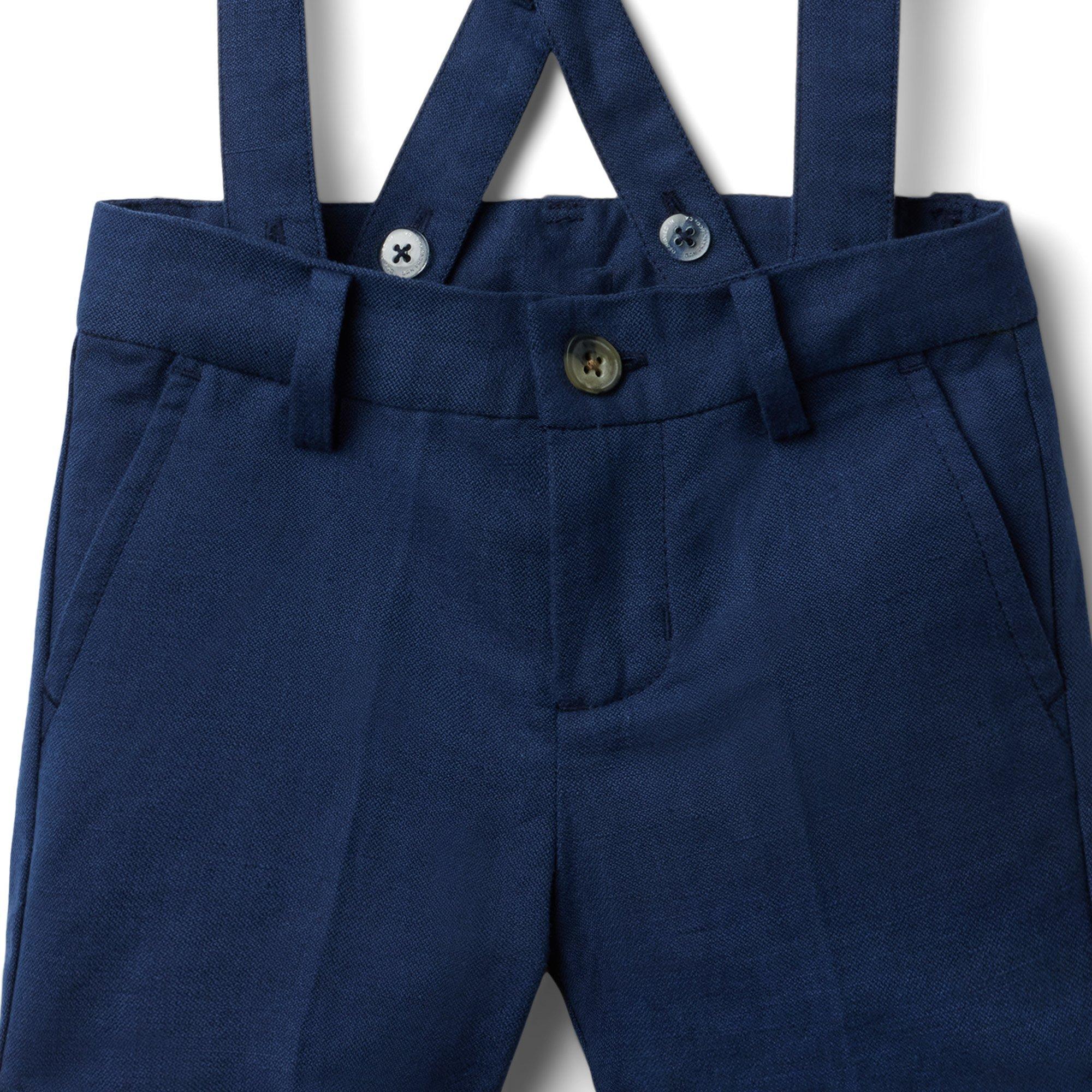 Linen Suspender Short image number 2