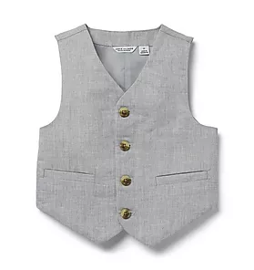 Linen Suit Vest