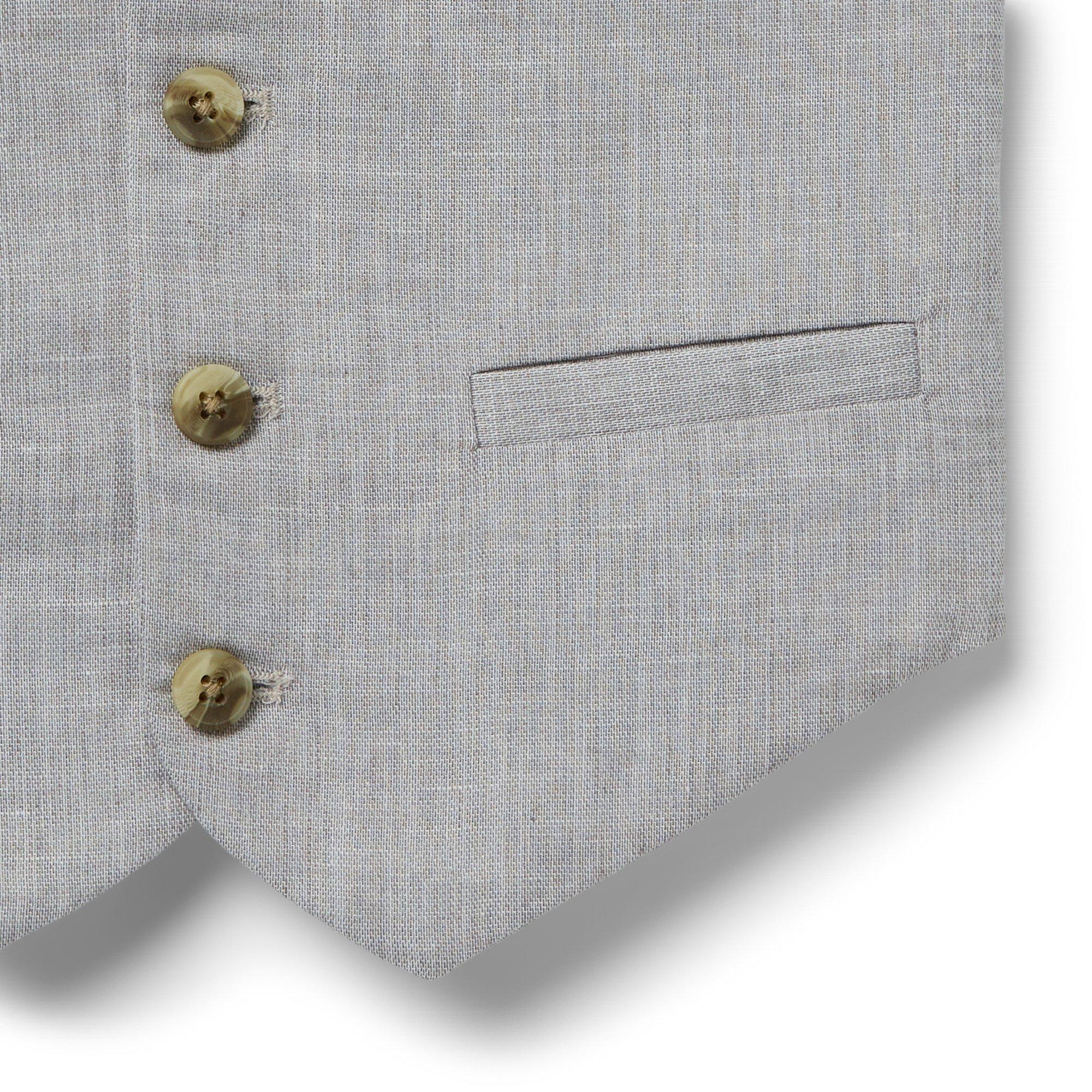 Linen Suit Vest image number 2