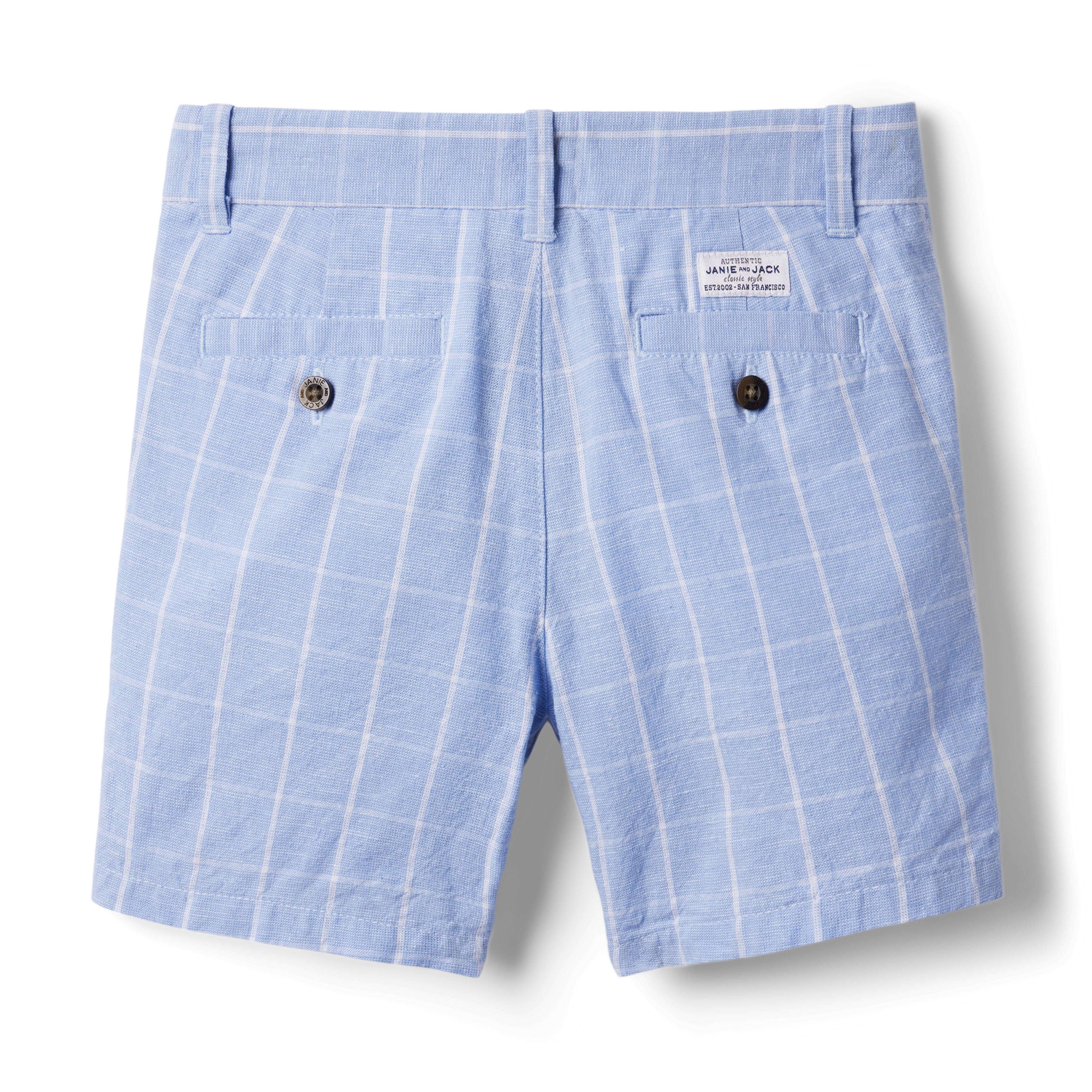 Tattersall Linen Short image number 1