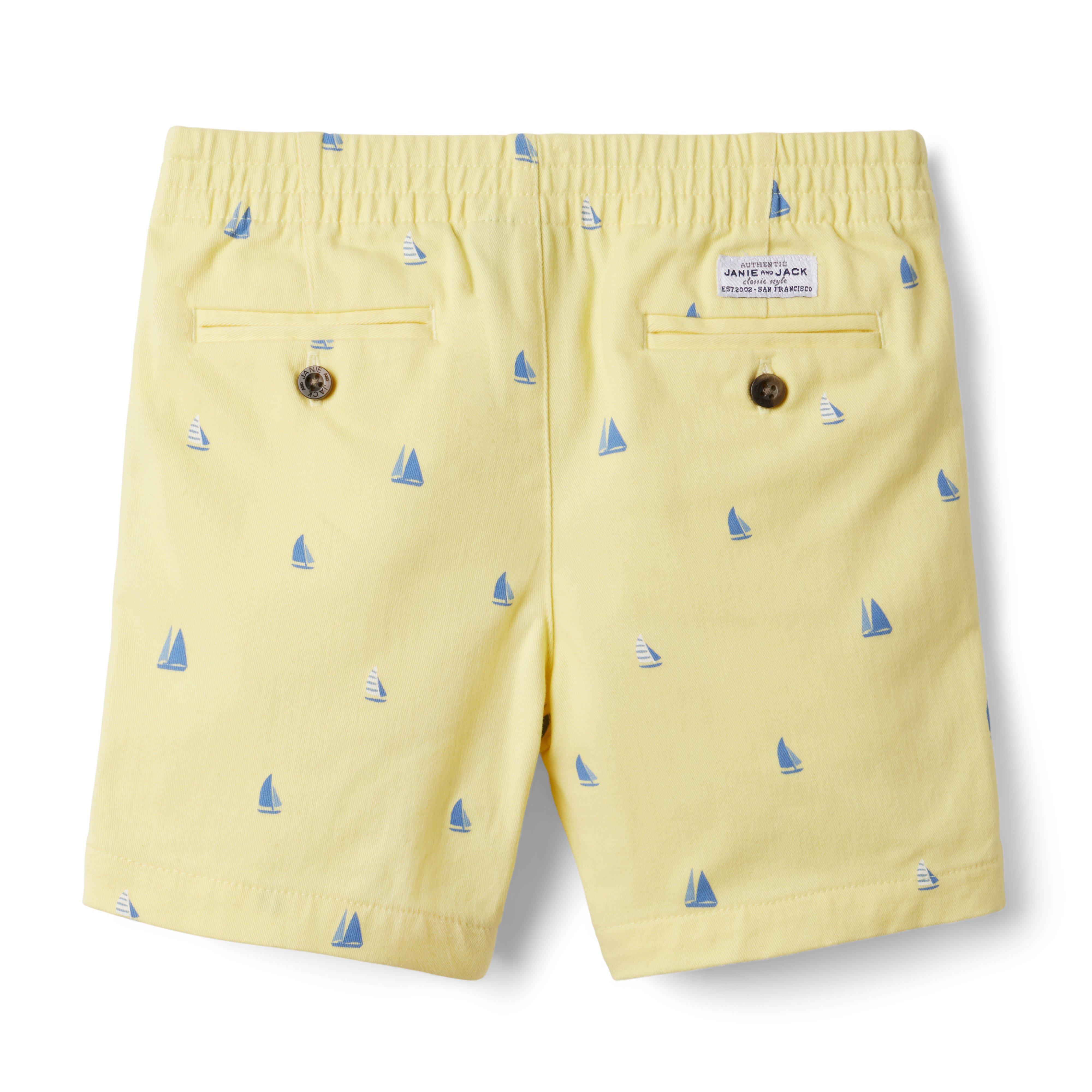 Sailboat Twill Pull-On Short image number 1