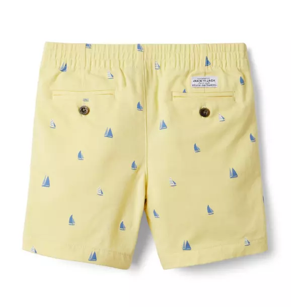 Sailboat Twill Pull-On Short image number 1