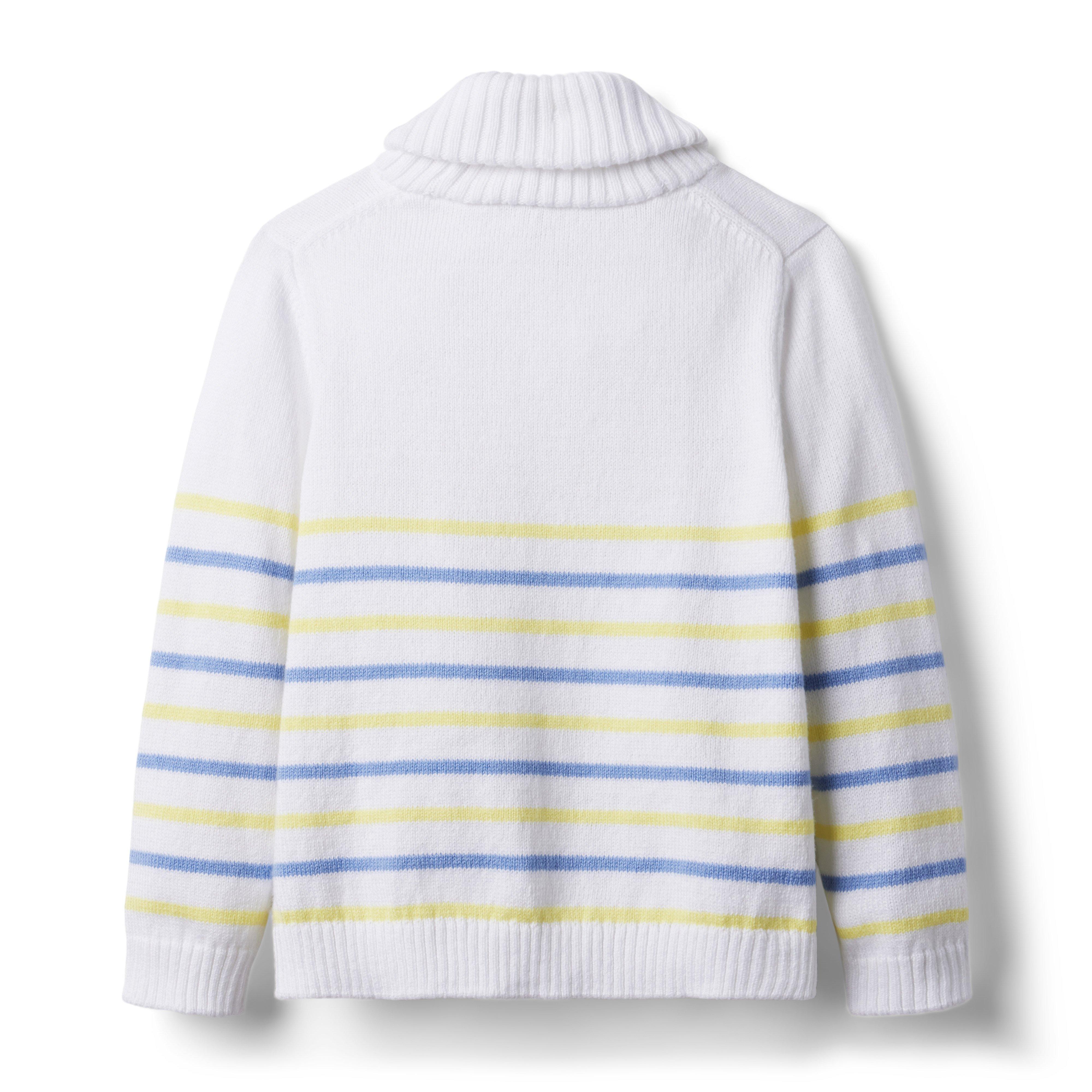 Striped Shawl Collar Sweater image number 1
