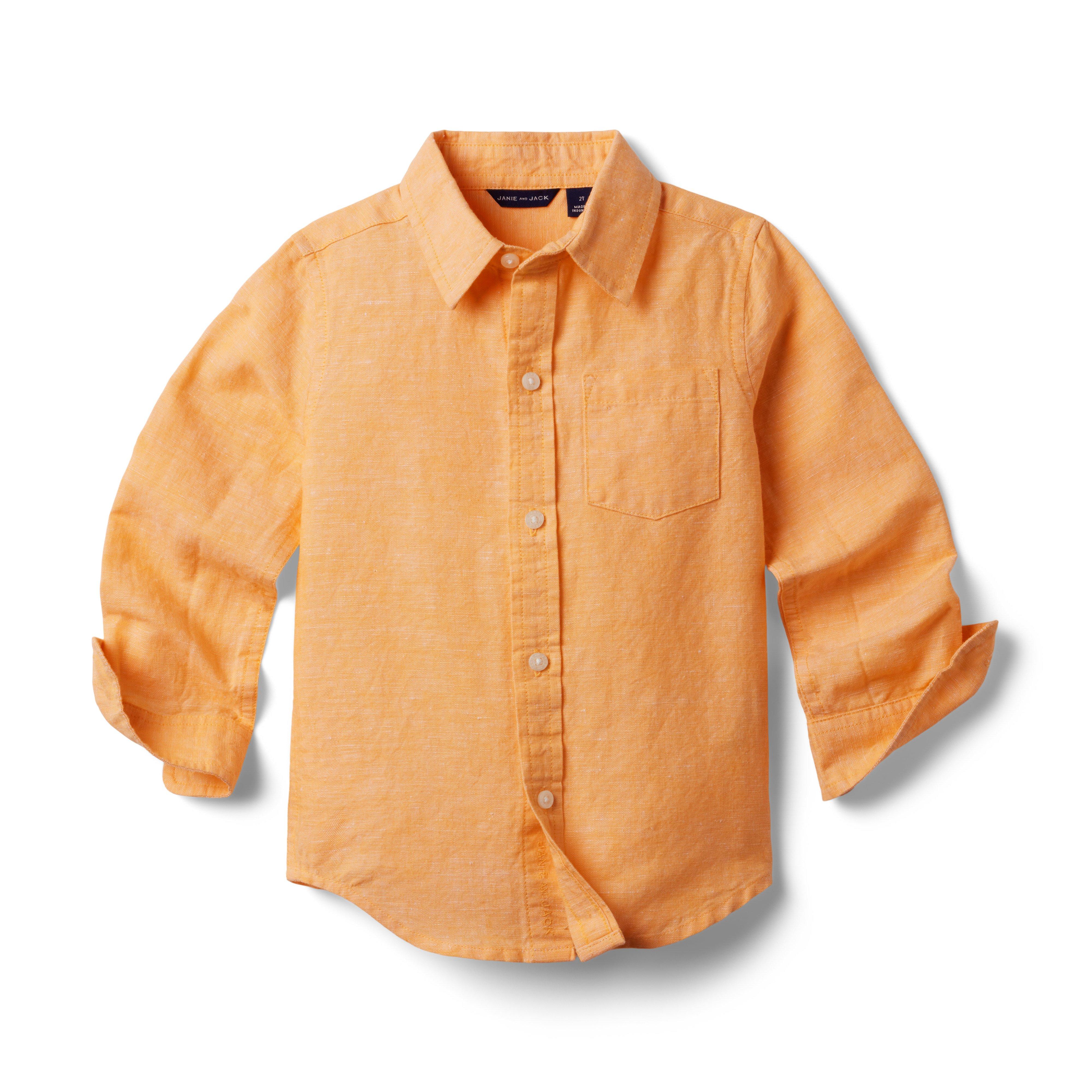 Linen Roll-Cuff Shirt image number 2