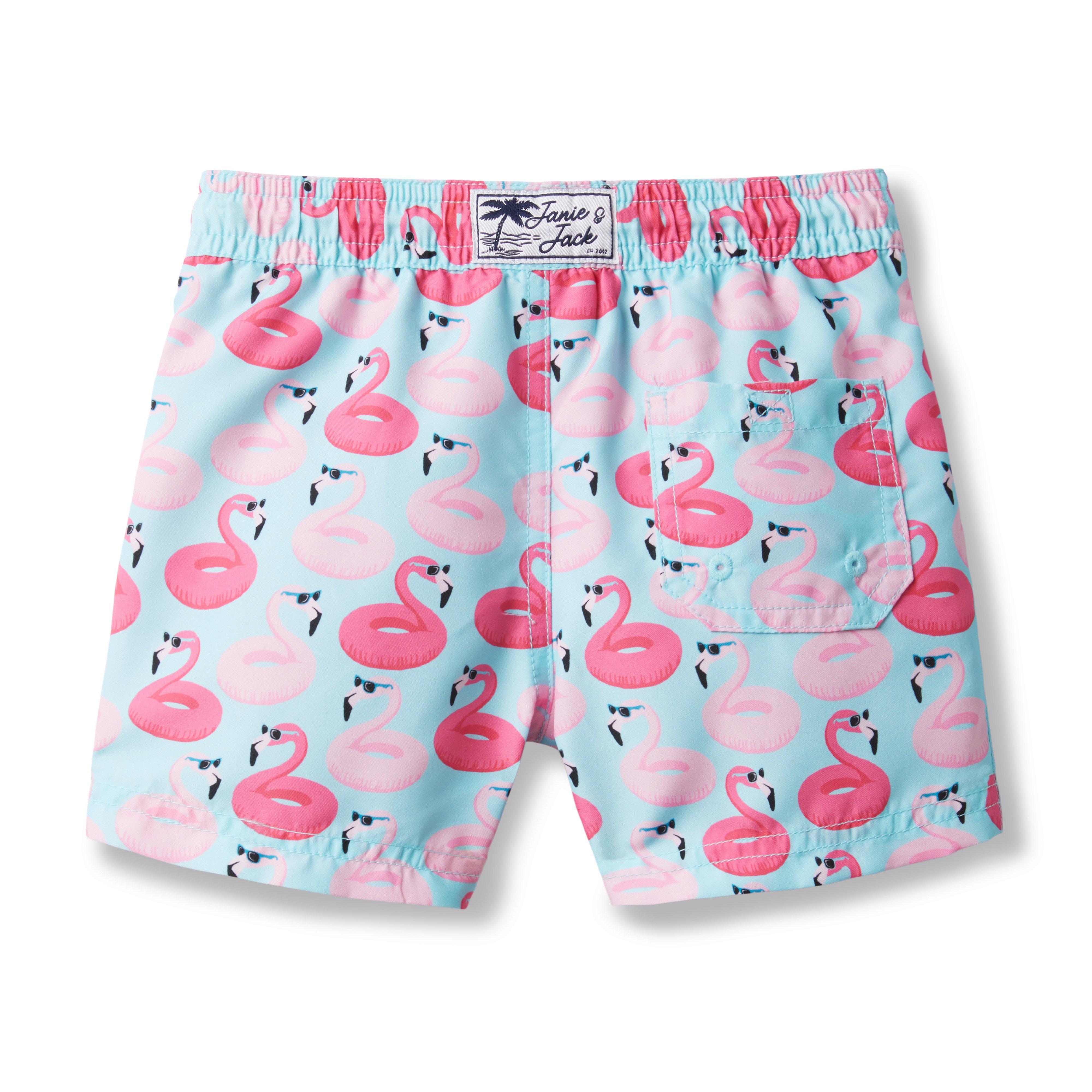 Flamingo Floaty Swim Trunk image number 1