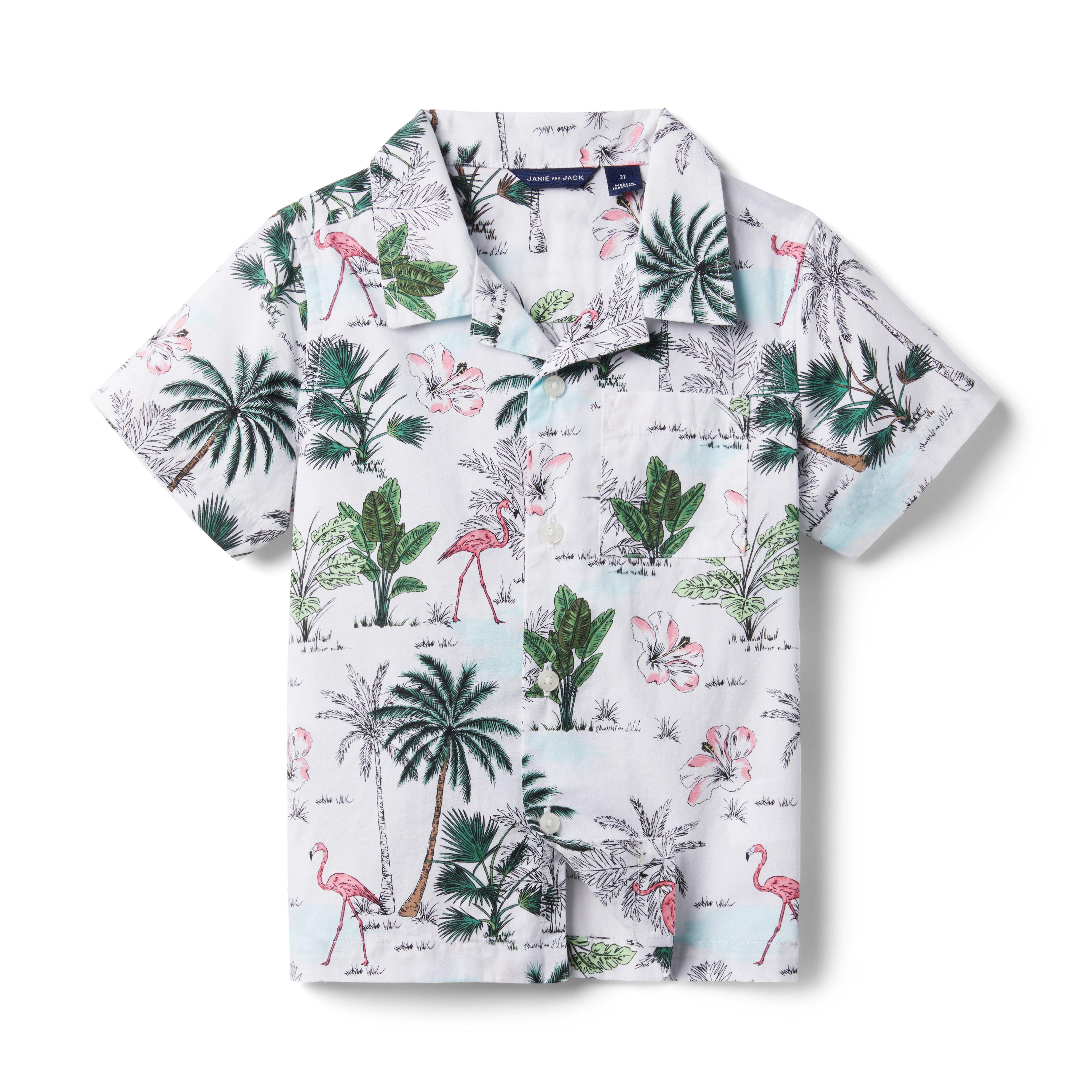 Tropical Poplin Cabana Shirt