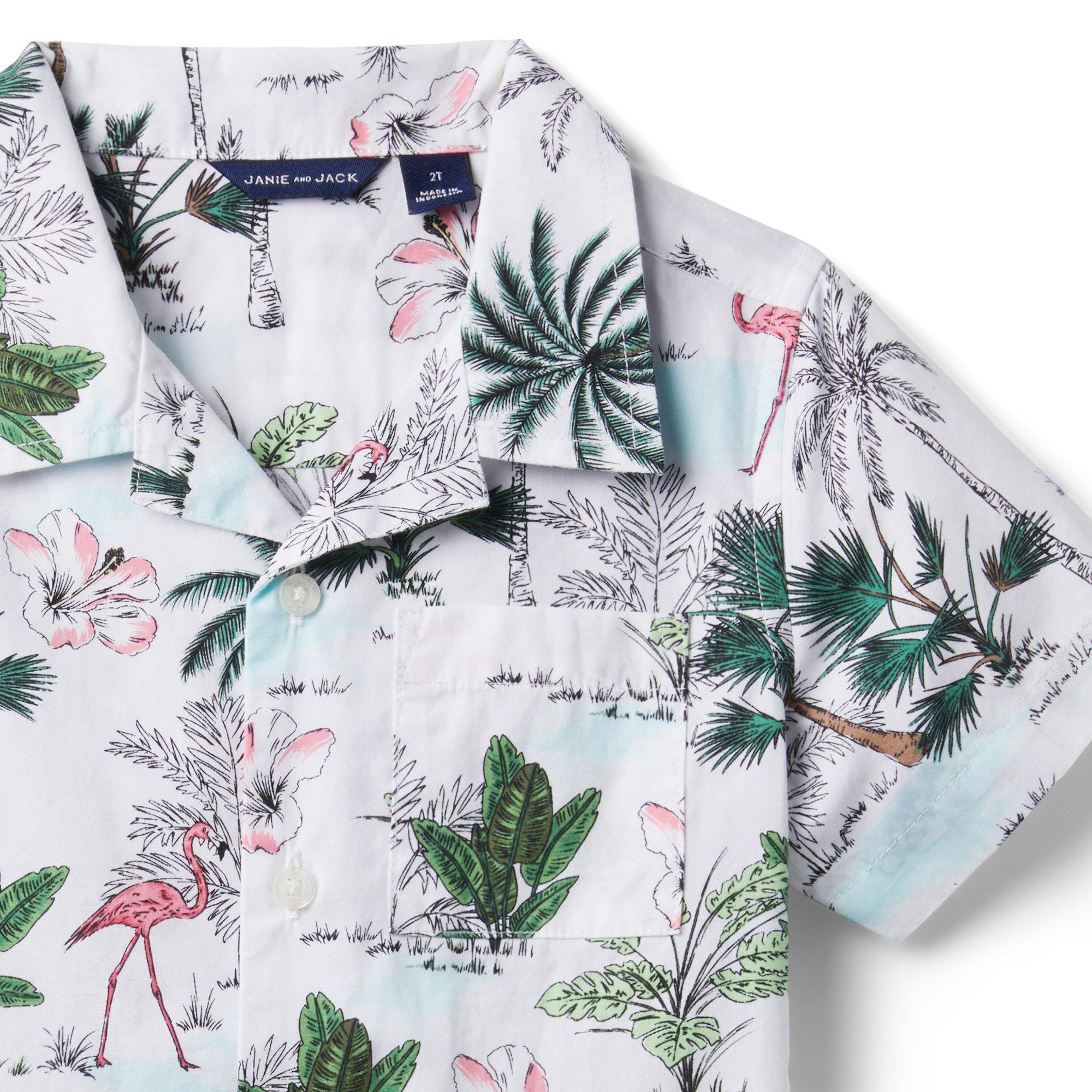 Tropical Poplin Cabana Shirt image number 2