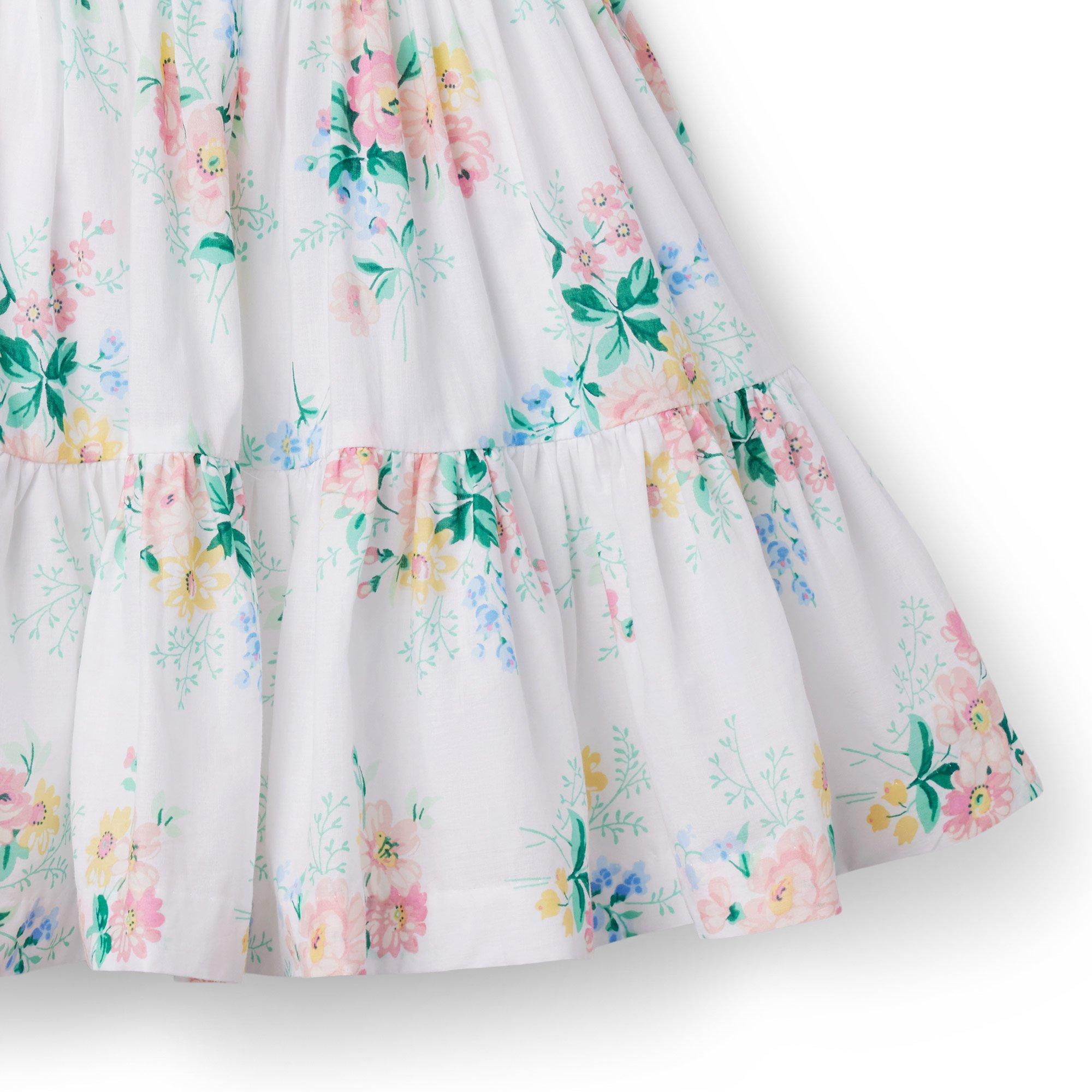 Floral Smocked Ruffle Dress image number 4