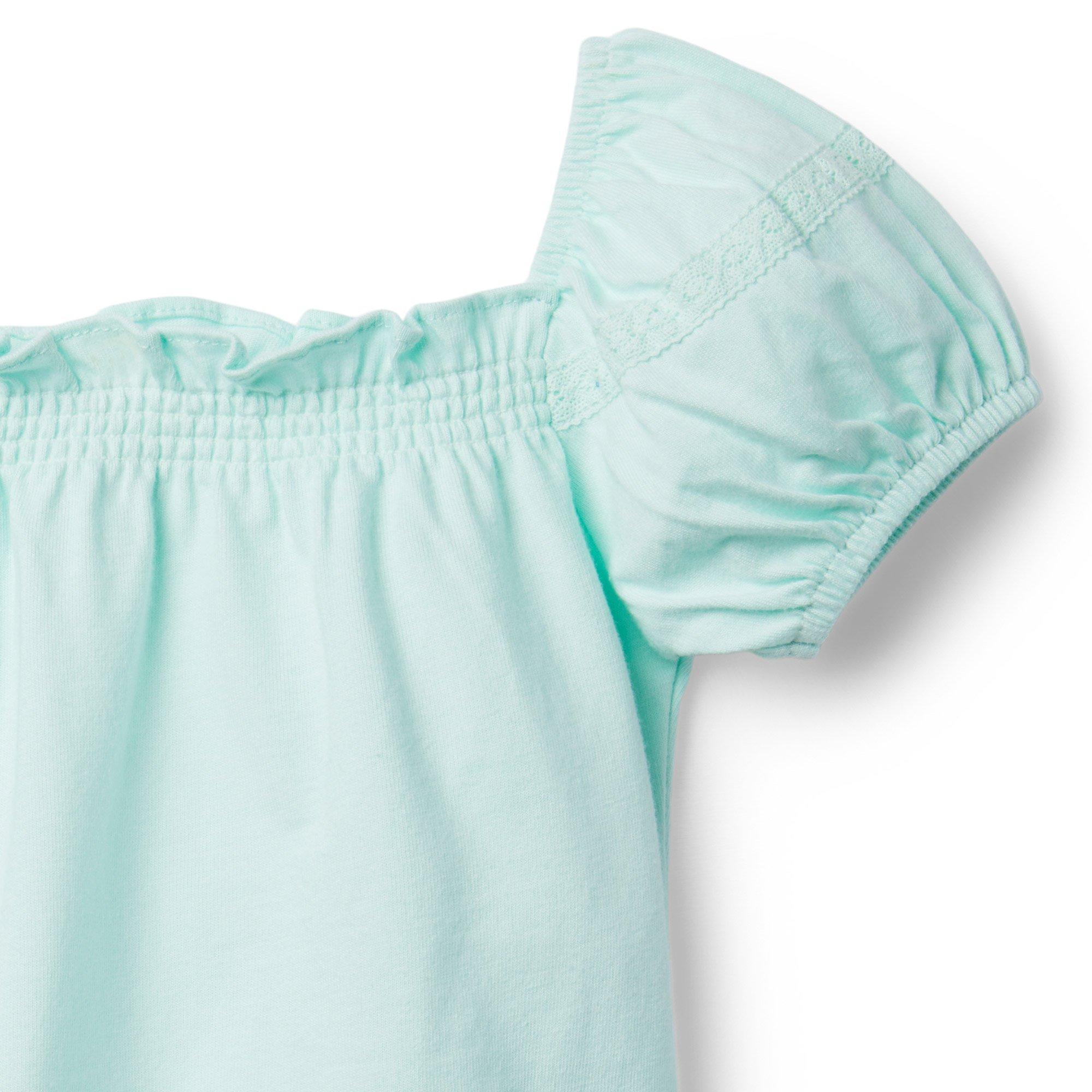 Smocked Puff Sleeve Top image number 1