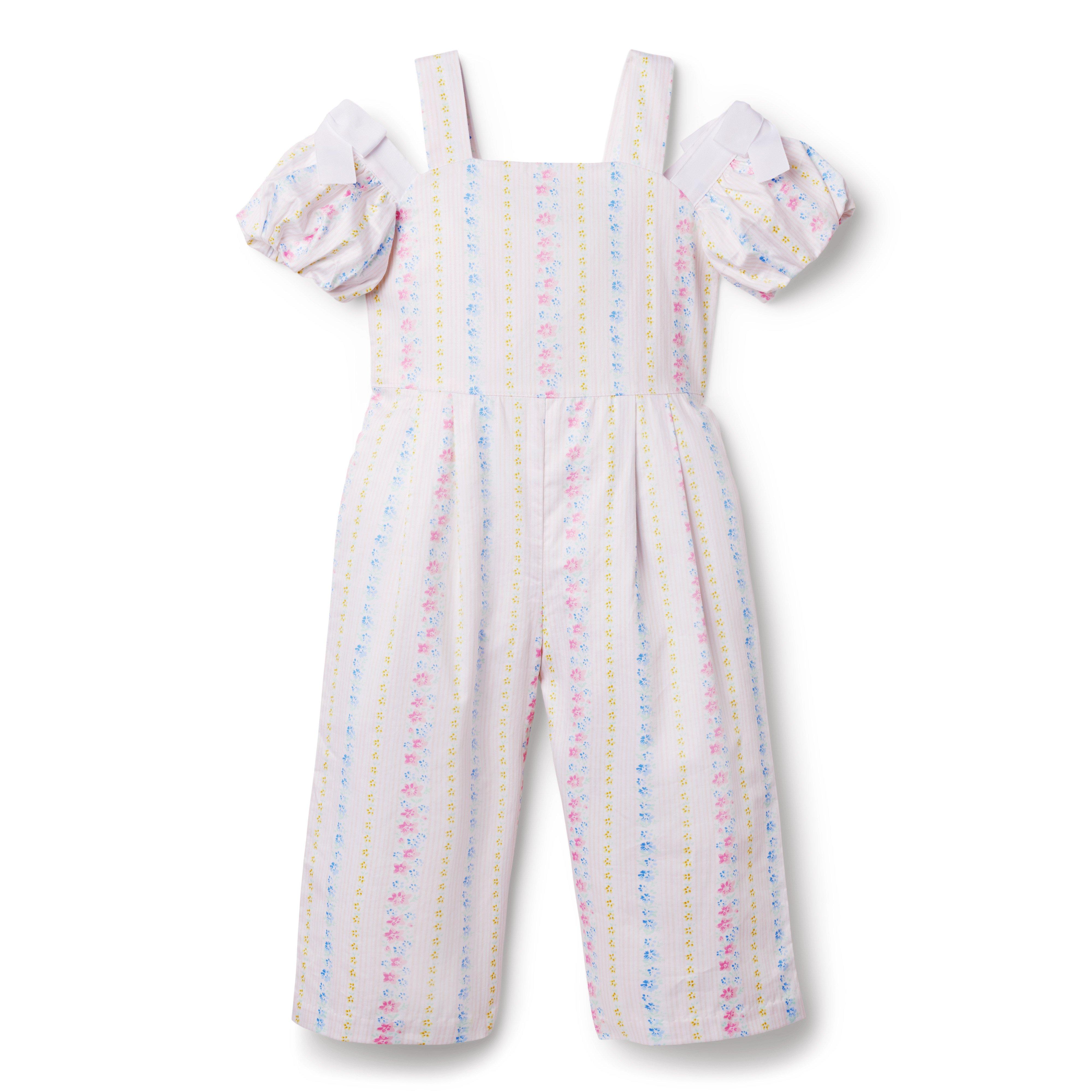 Floral Striped Jumpsuit image number 1