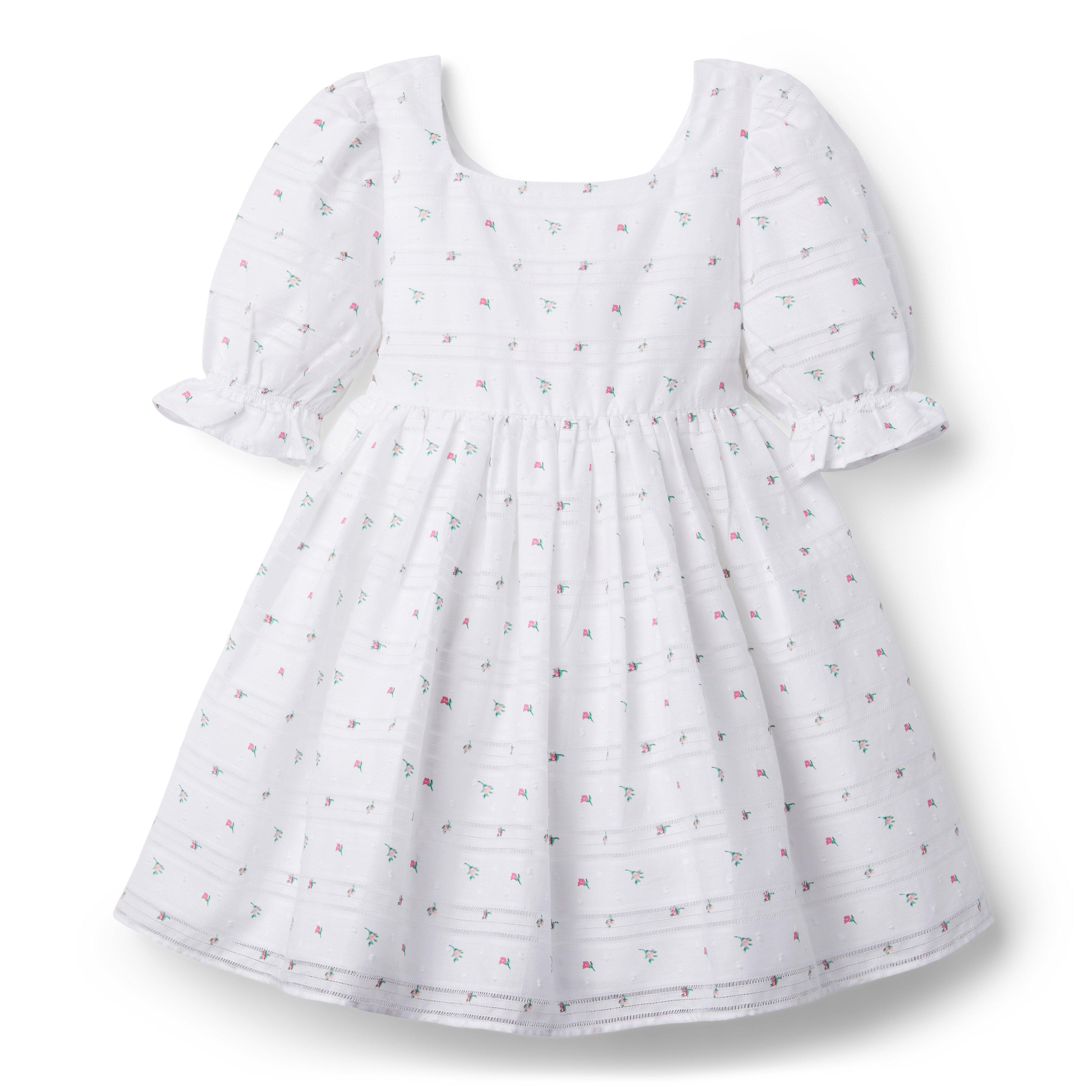 Floral Swiss Dot Dress image number 1