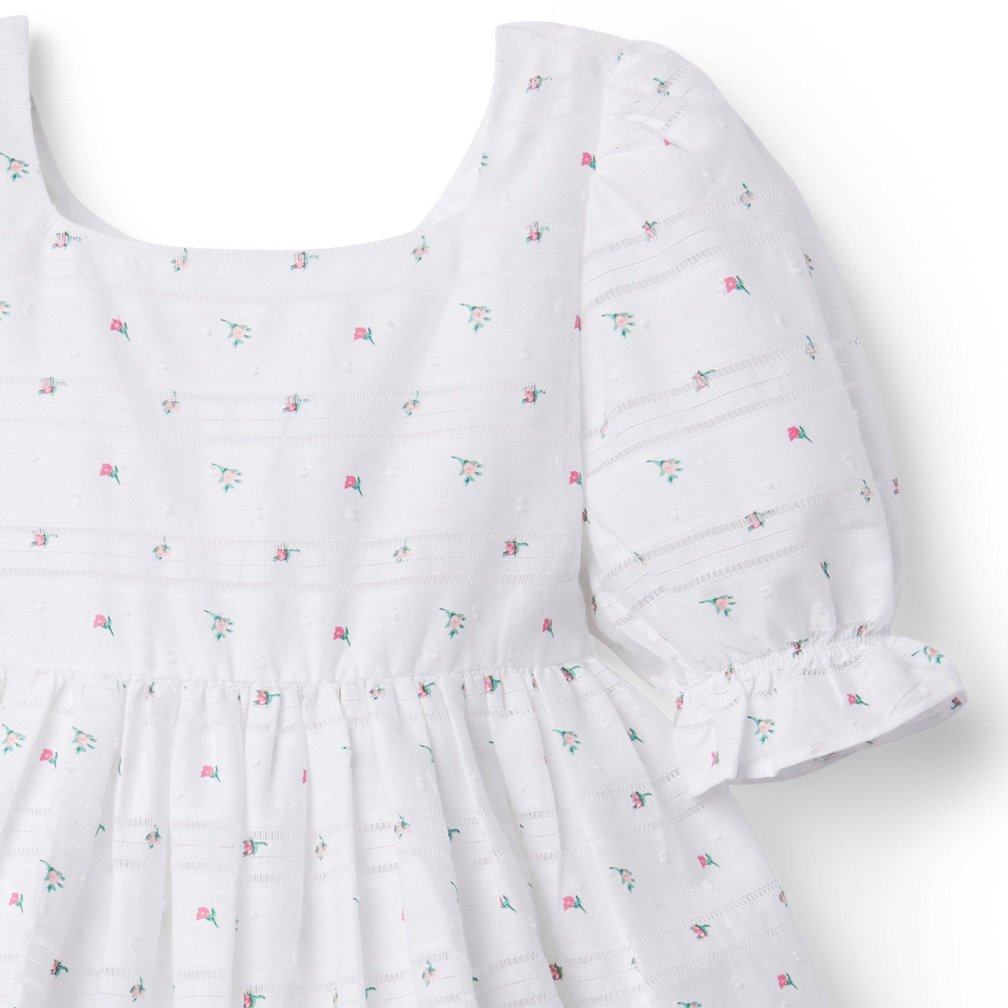 Floral Swiss Dot Dress image number 3
