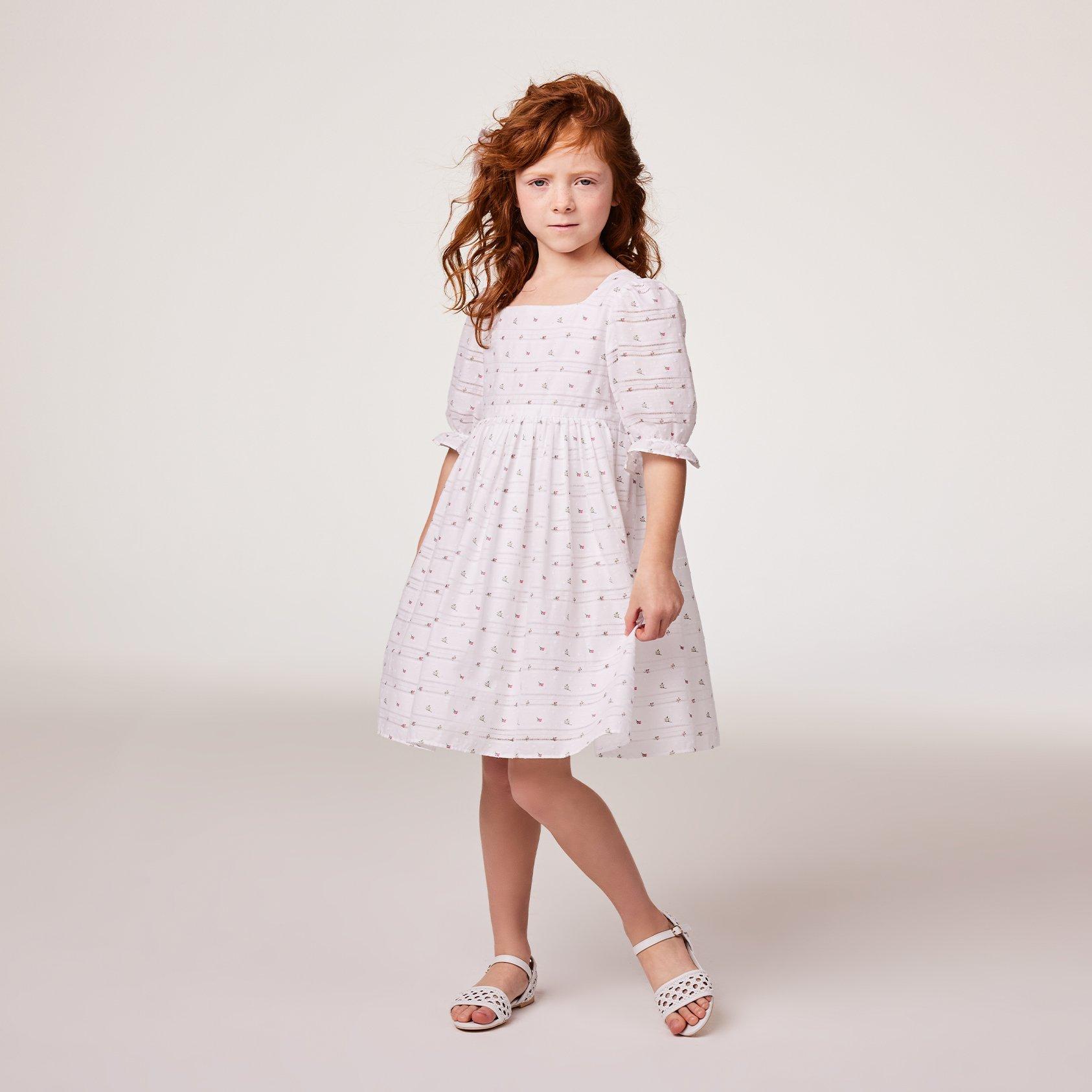 Floral Swiss Dot Dress image number 0