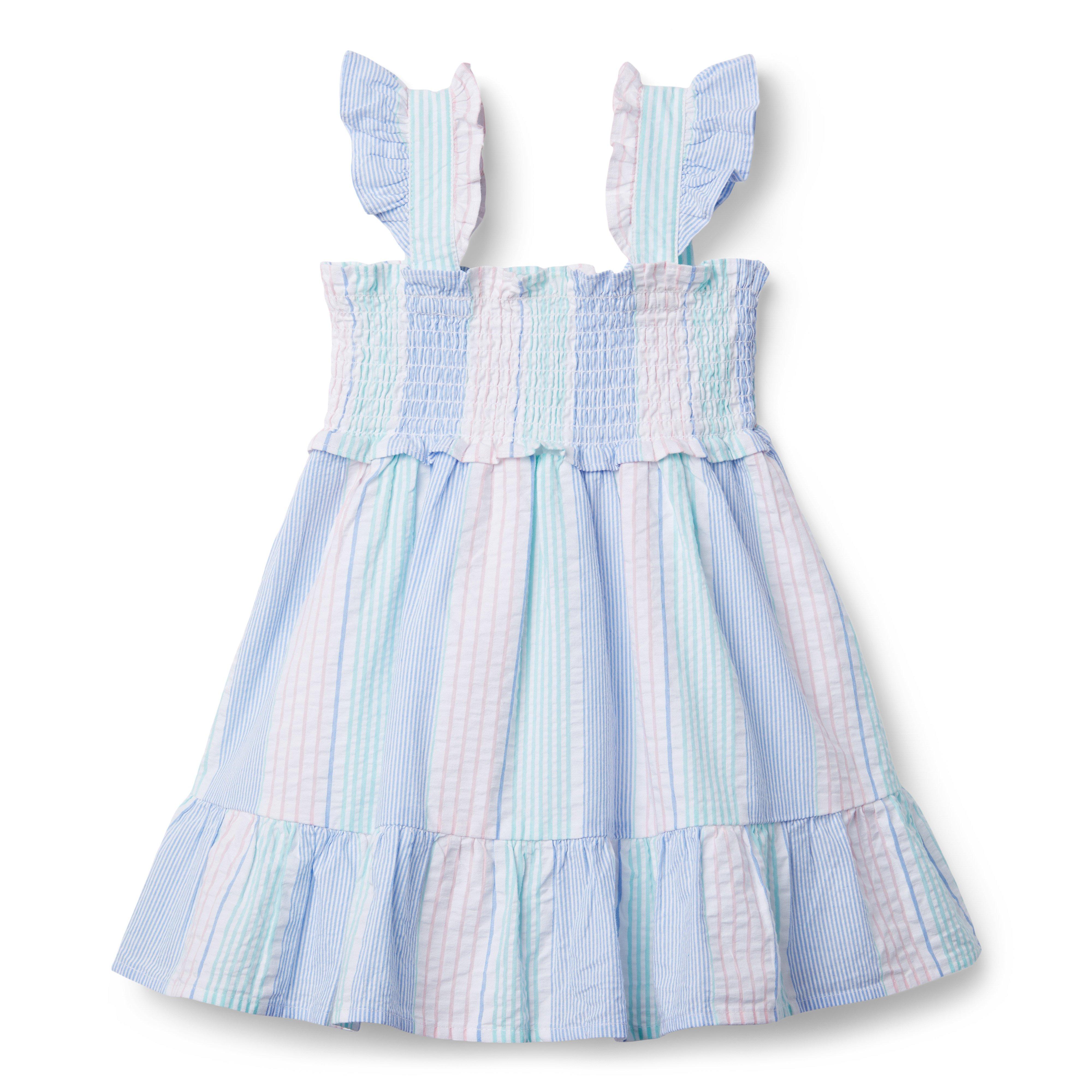 The Emily Seersucker Smocked Sundress image number 2