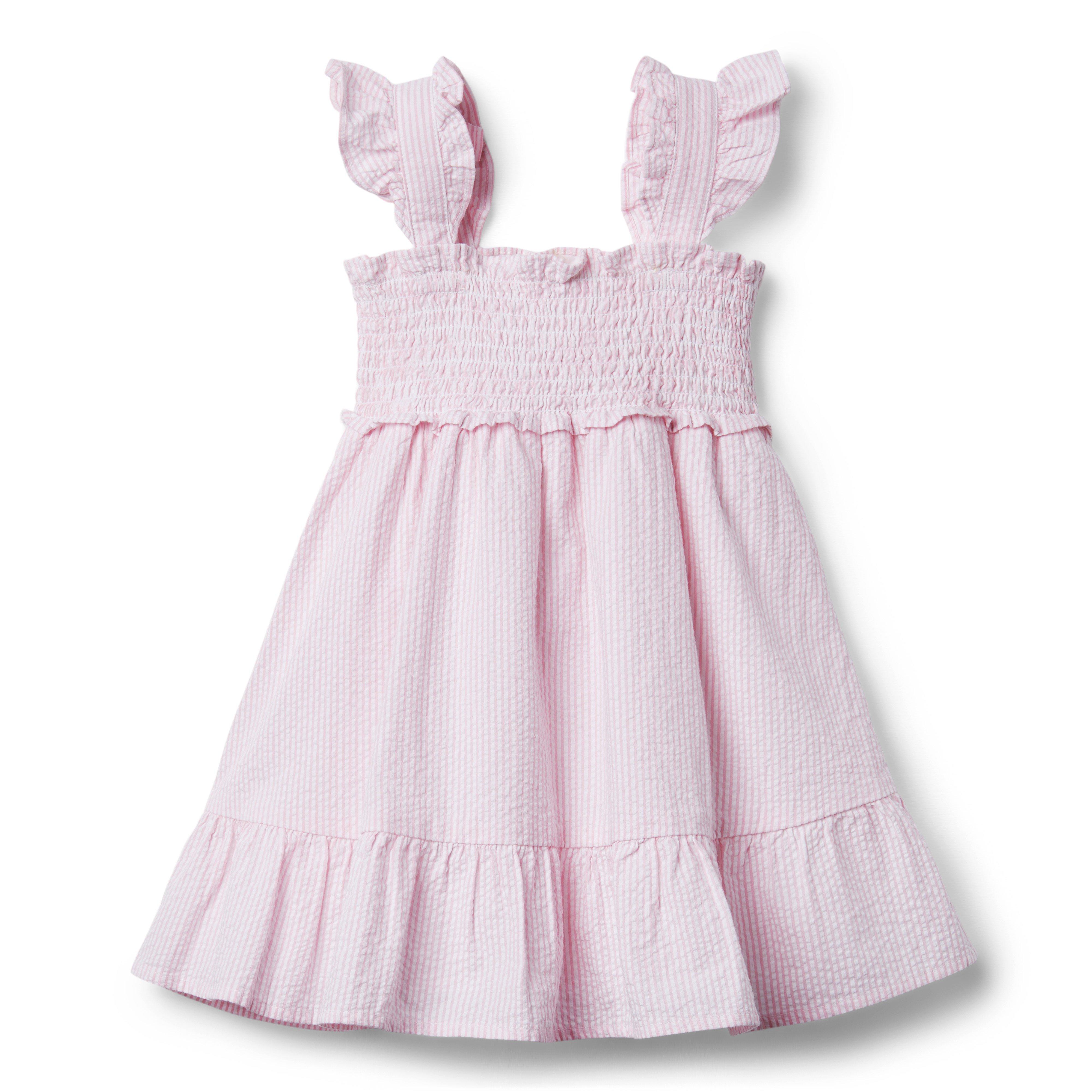 The Emily Seersucker Smocked Sundress image number 1