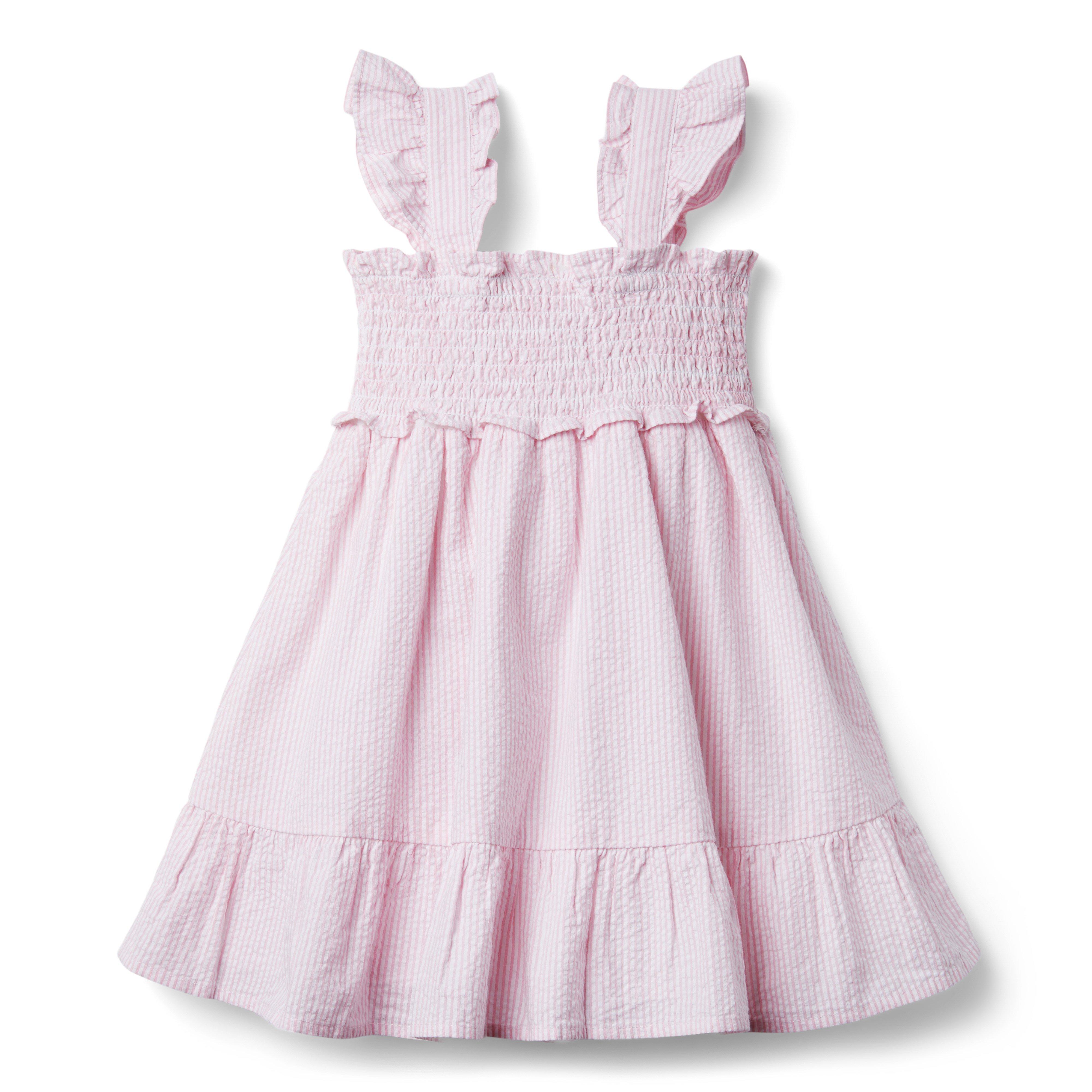 The Emily Seersucker Smocked Sundress image number 2