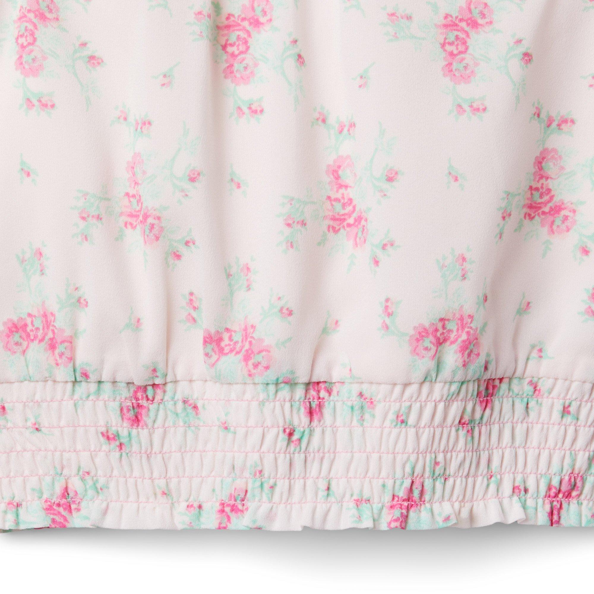 Floral Ruffle Sleeve Top image number 3