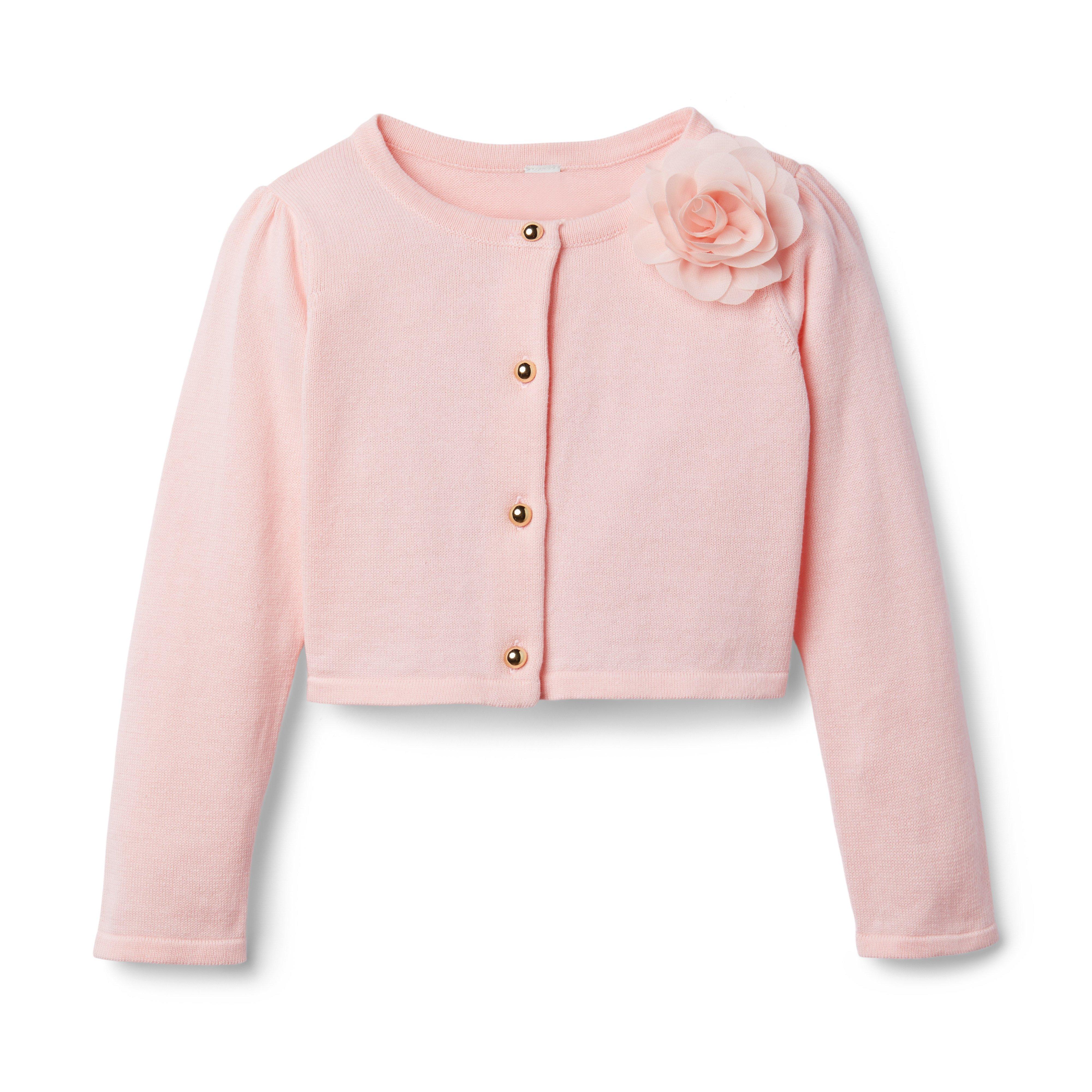 Rosette Cropped Cardigan image number 0