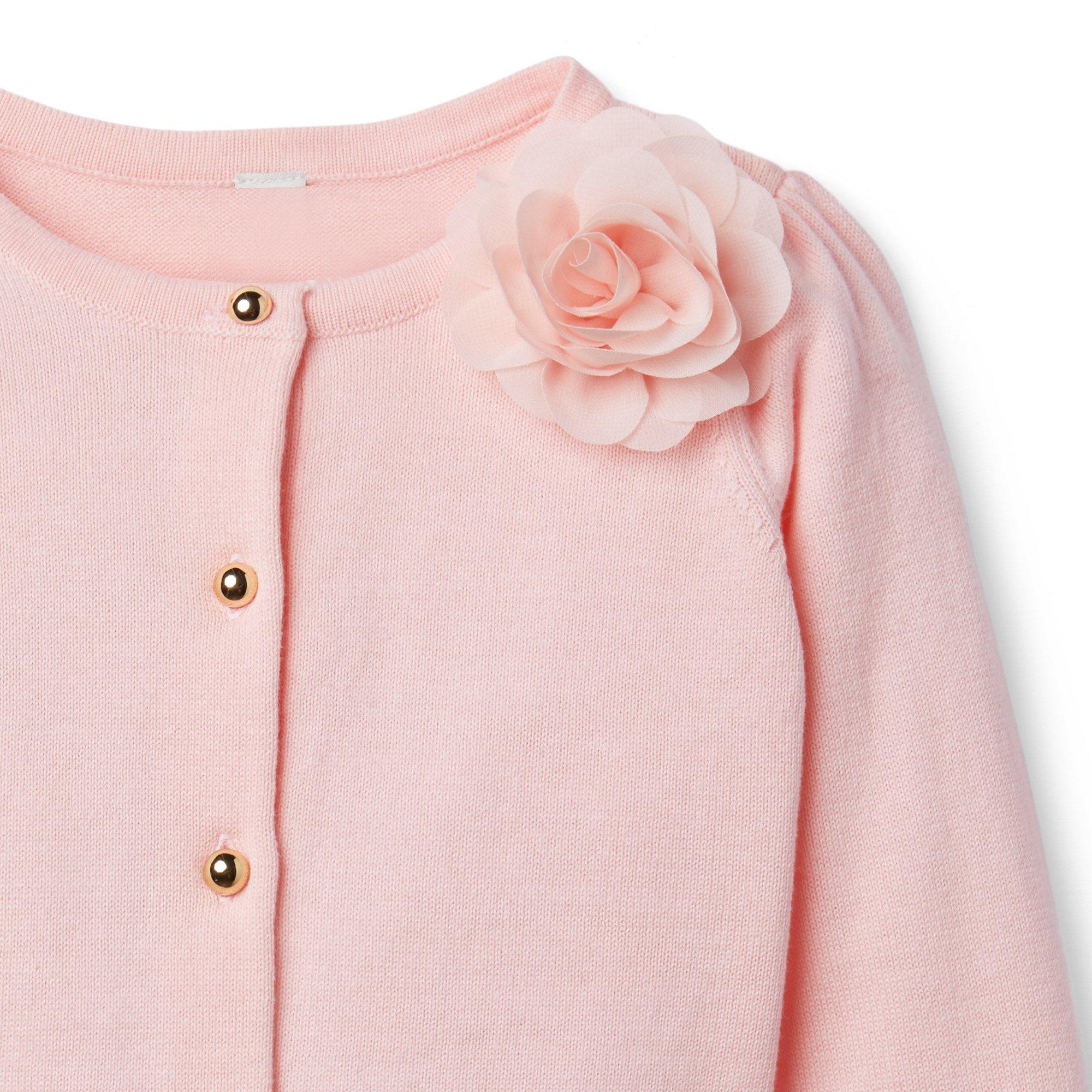 Rosette Cropped Cardigan image number 2