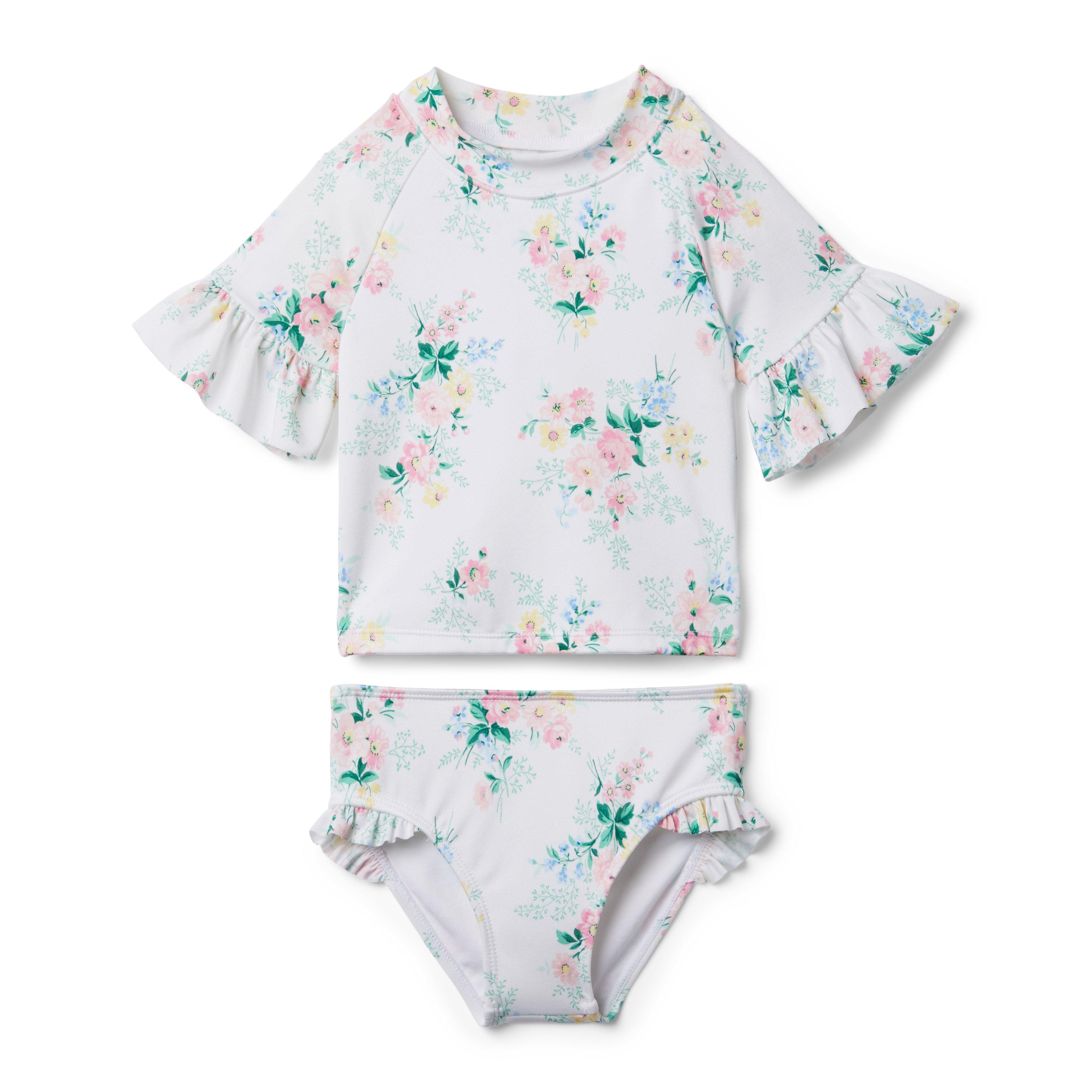 Floral Rash Guard Set image number 0