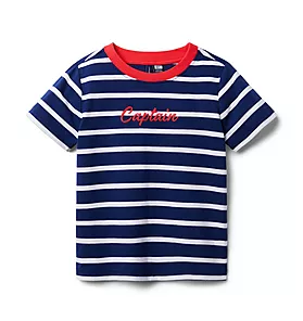 Striped Captain Jersey Tee