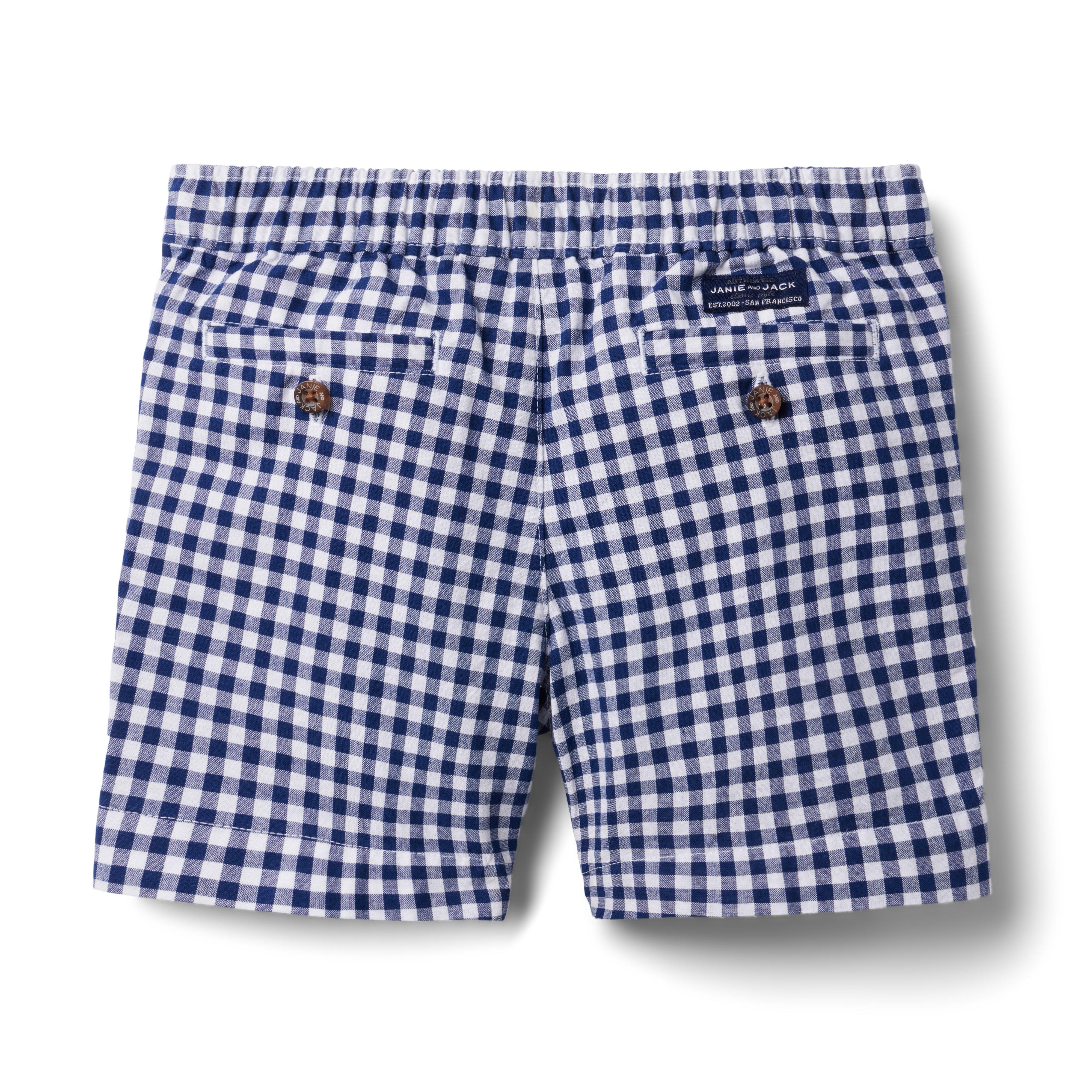 Gingham Pull-On Short image number 1