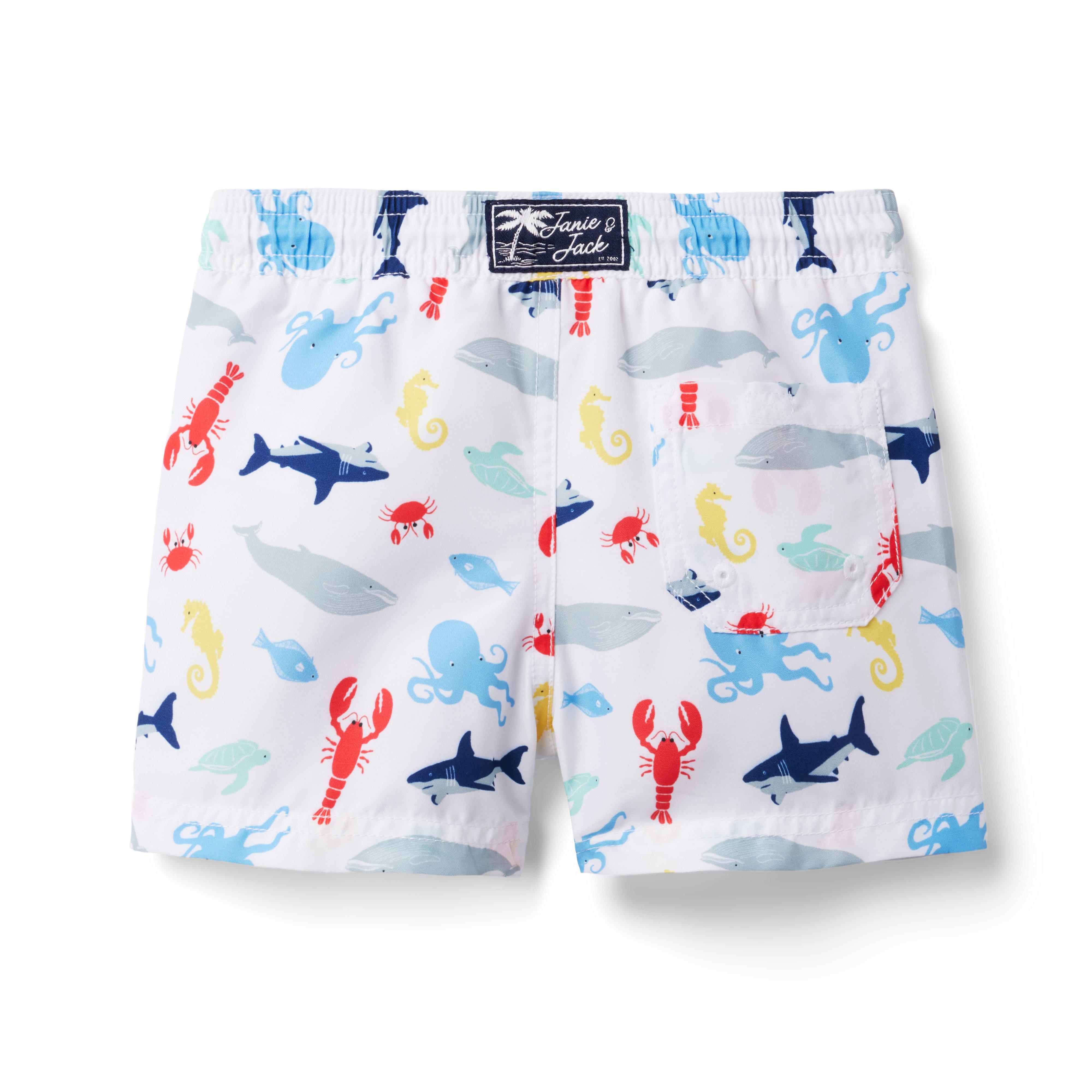 Sea Life Swim Trunk image number 1