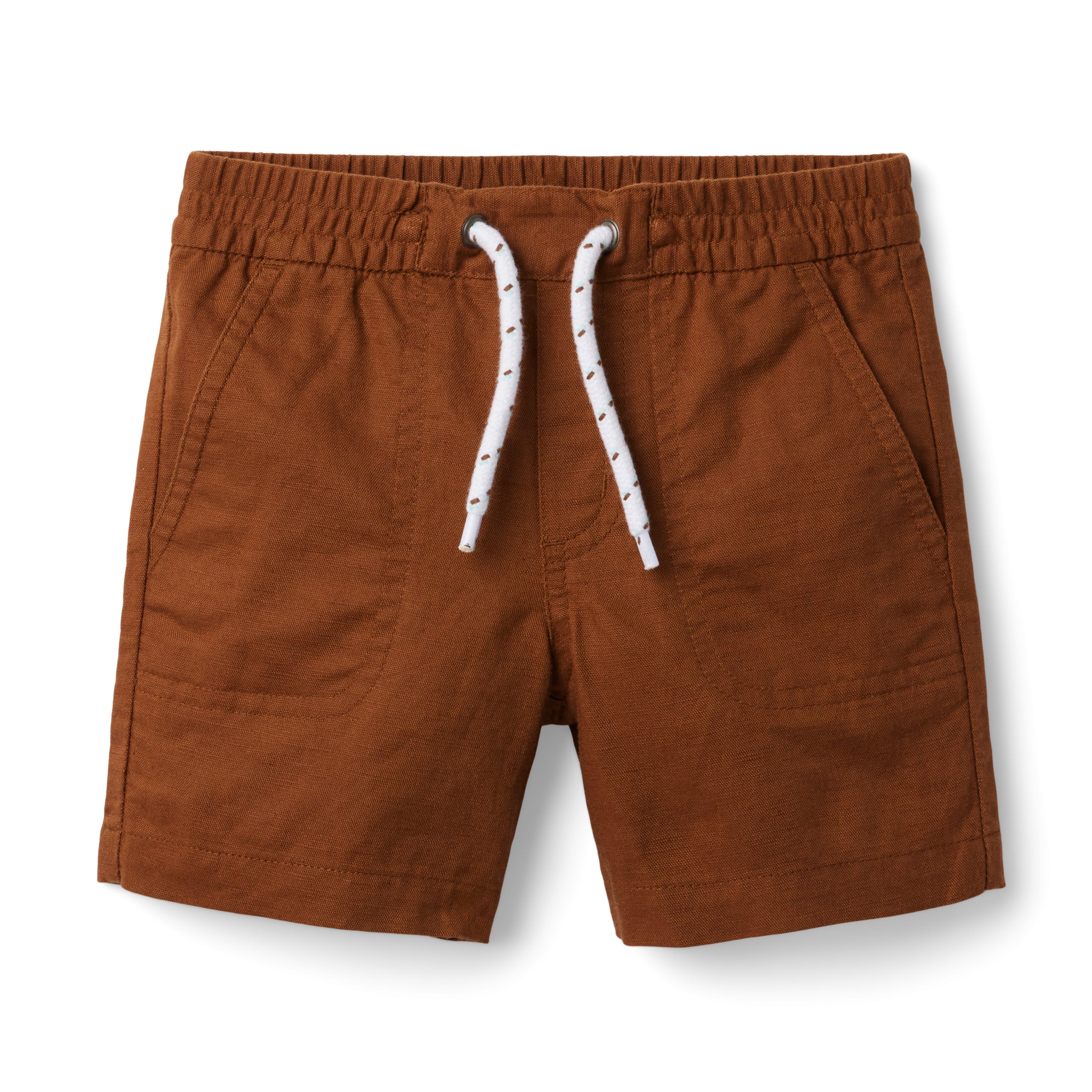 Linen Pull-On Short image number 0