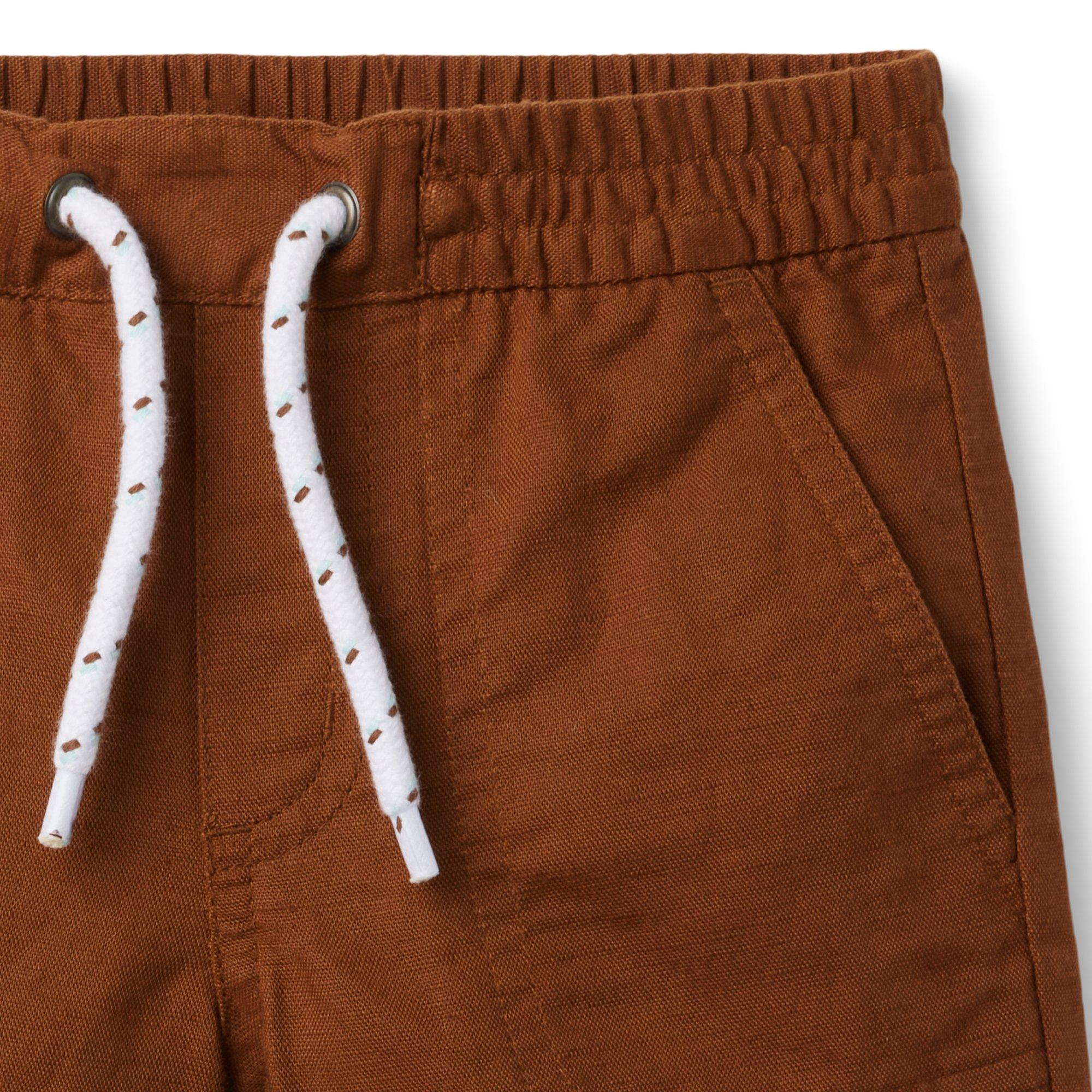 Linen Pull-On Short image number 2