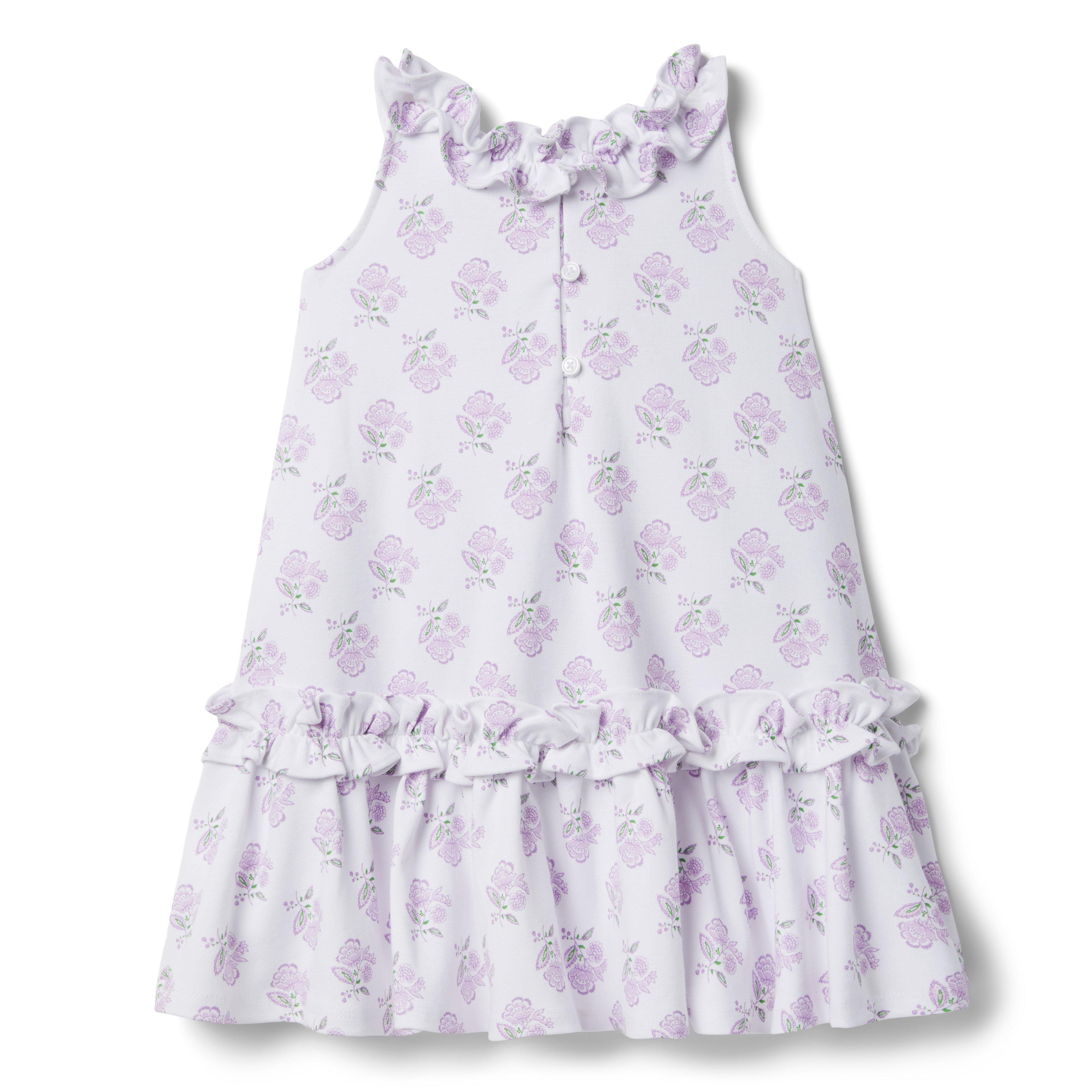Floral Ruffle Ponte Dress image number 1